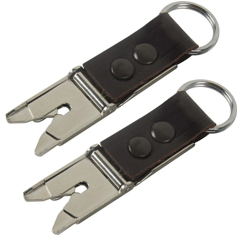 2x Neck Strap Alligator Clips For Rolleiflex 2.8F 3.5E 2.8E 3.5F 3.5T 3.5C TLR