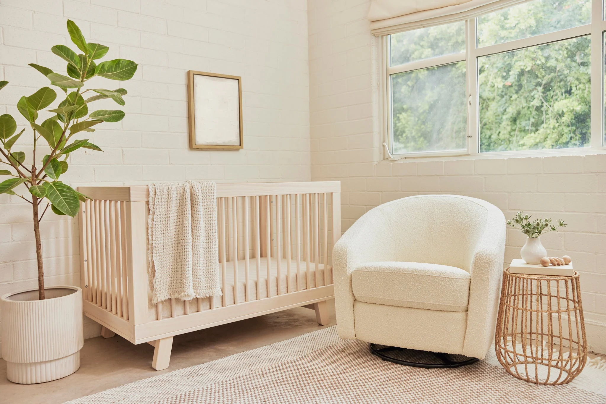 Hudson 3-in-1  Crib Washed Natural