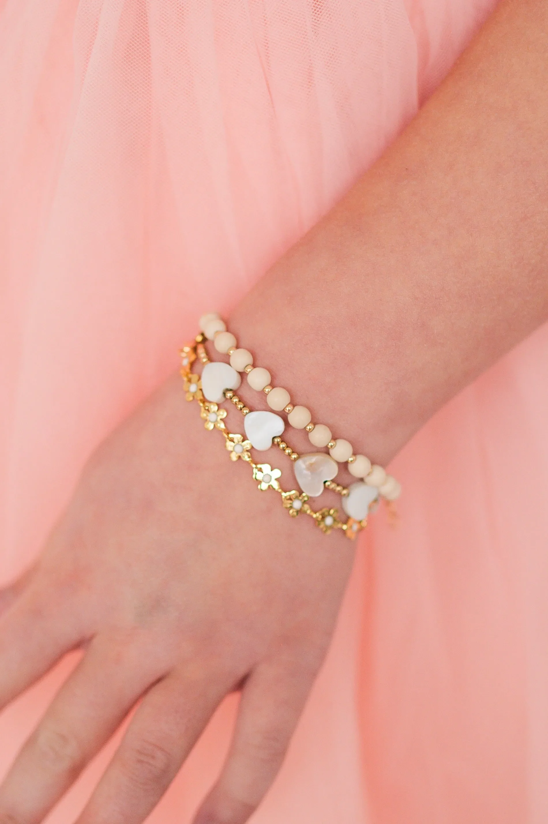 Daisy Chain Bond Bracelet (Sizes Newborn to Adult)