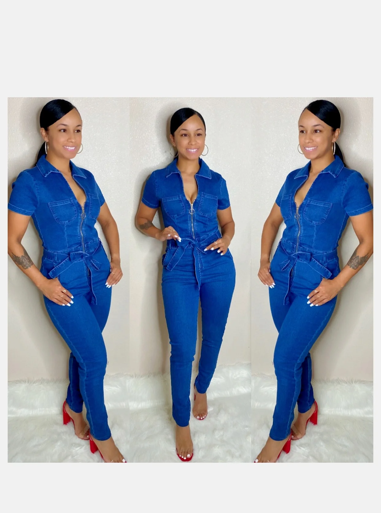Denim Babe Jumpsuit