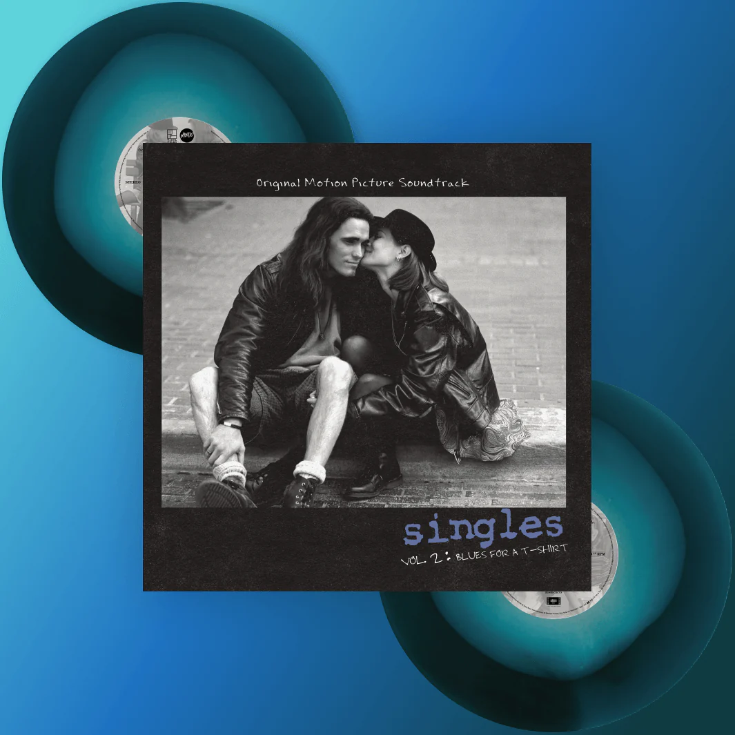 Singles Vol. 2 Original Motion Picture Soundtrack Pacific Rain Blue Colored Vinyl LP