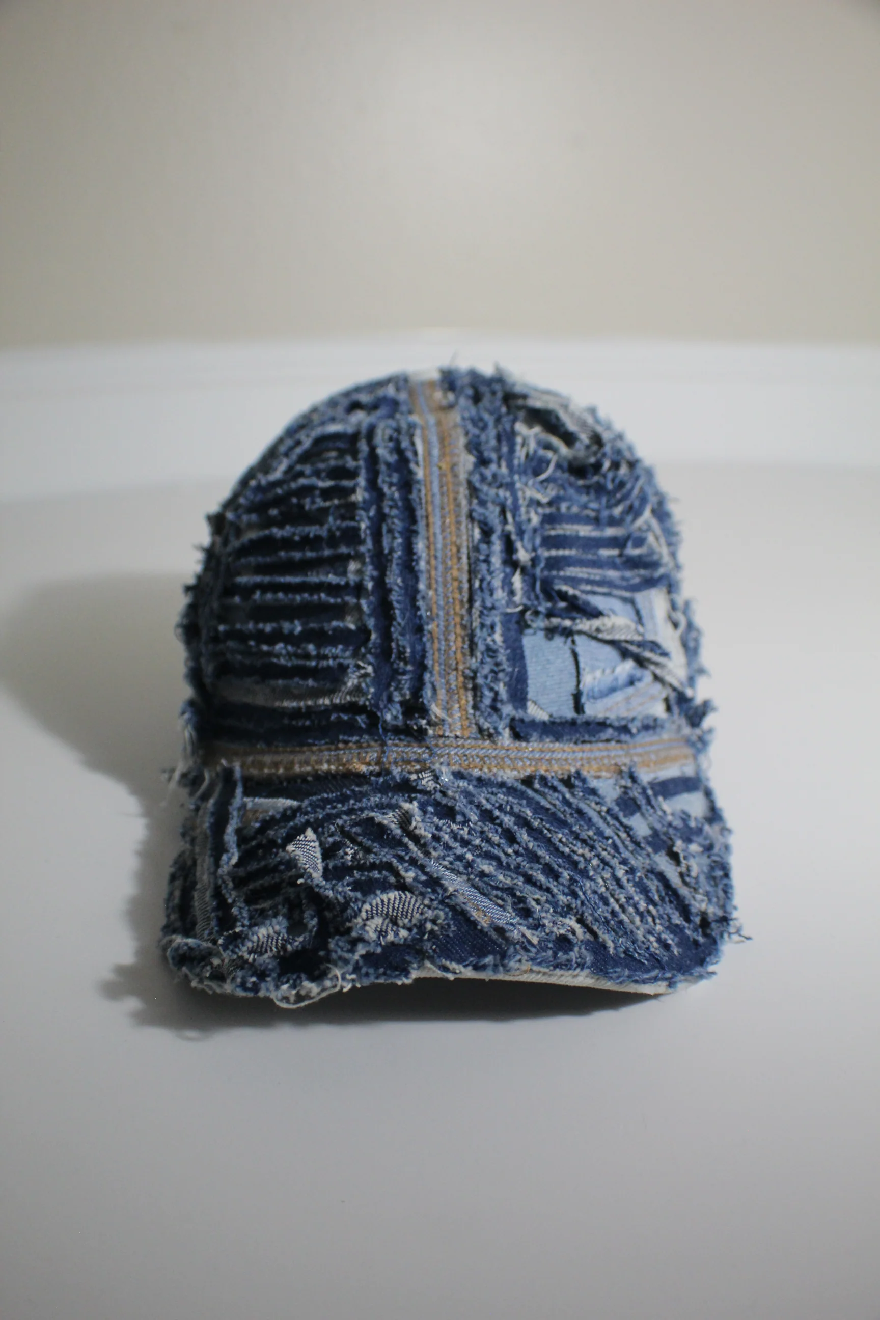 Distressed Blue Denim Hat