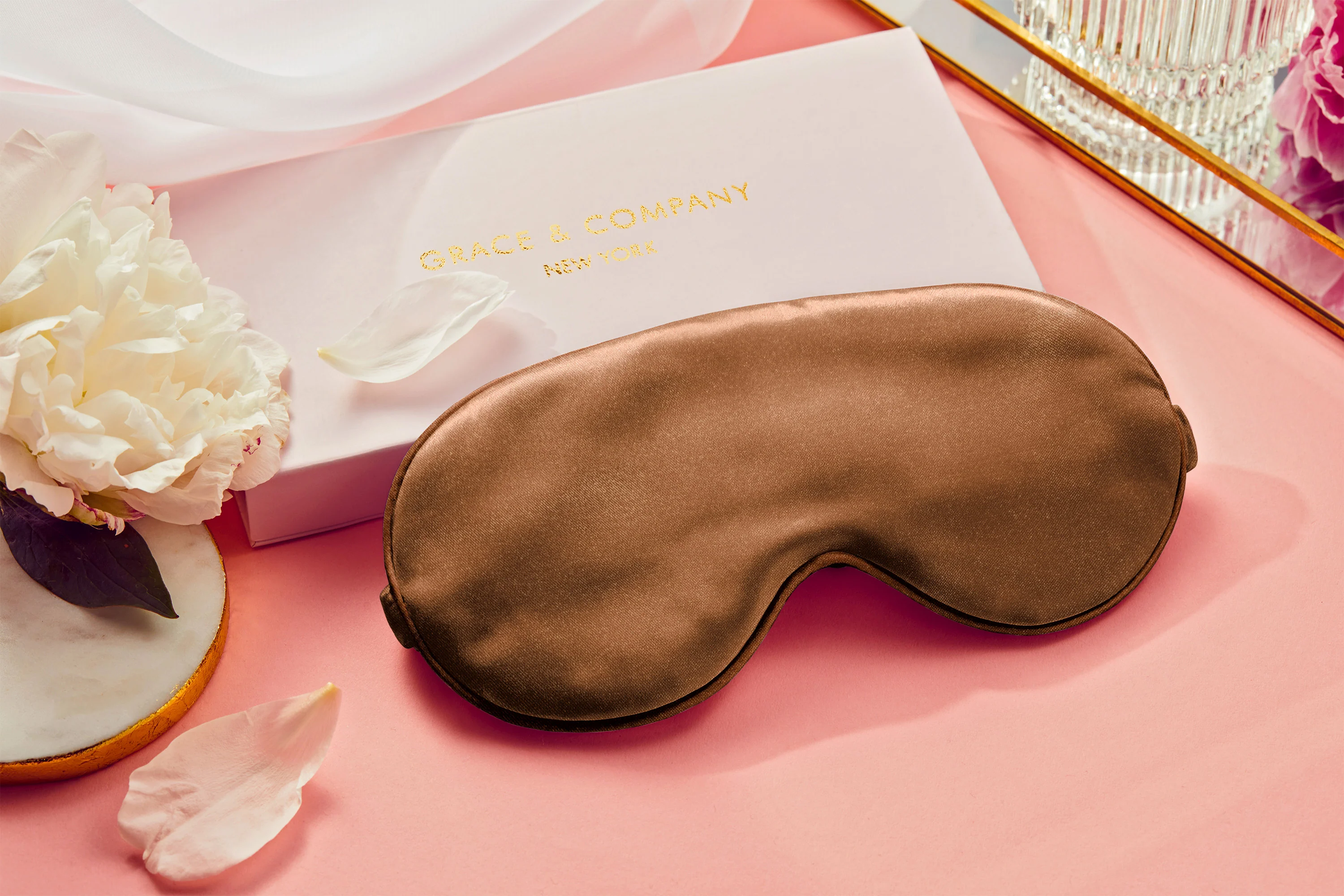 Silky Satin Eye Mask - Cardamom