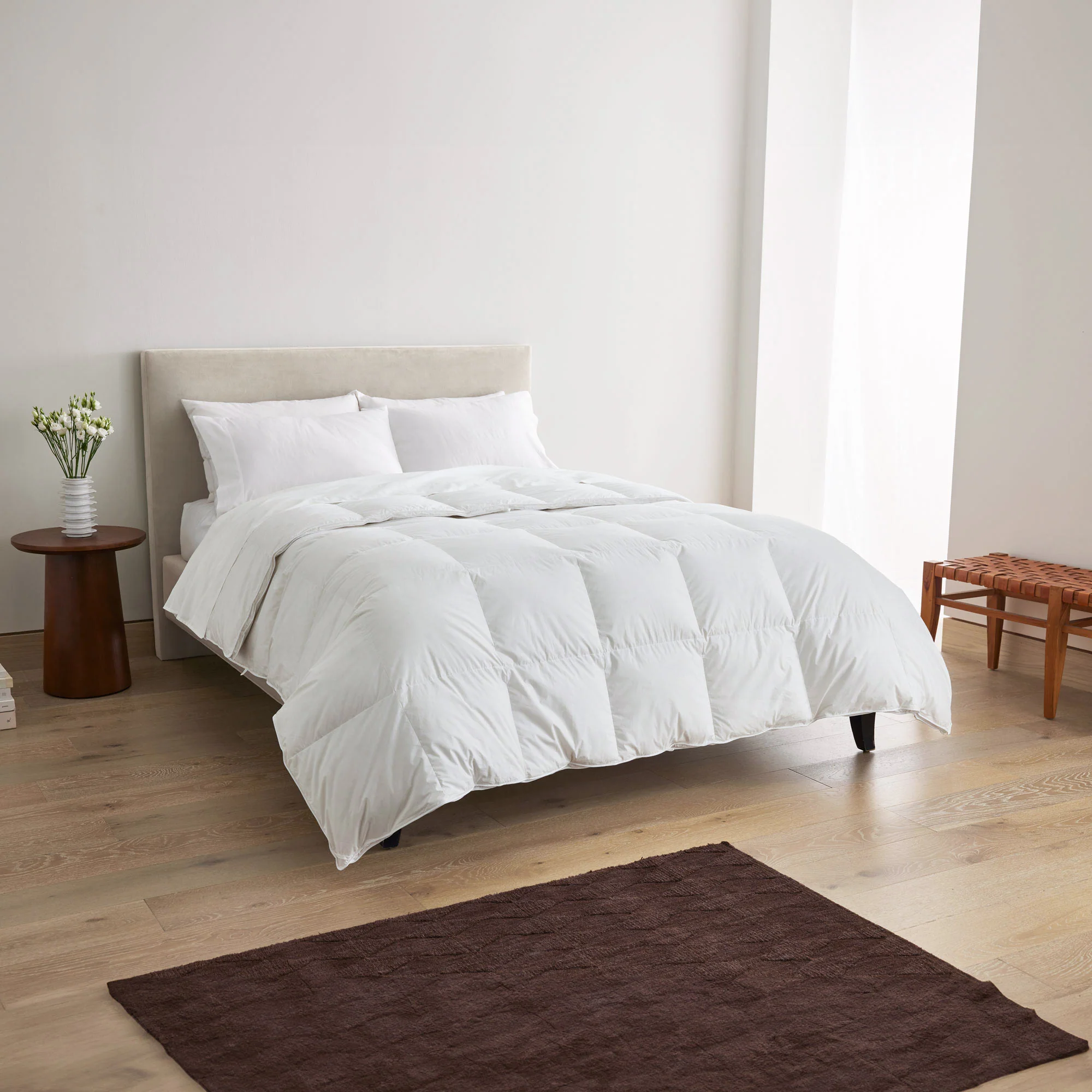 Made in Germany 800 Fill Power European White Down Comforter