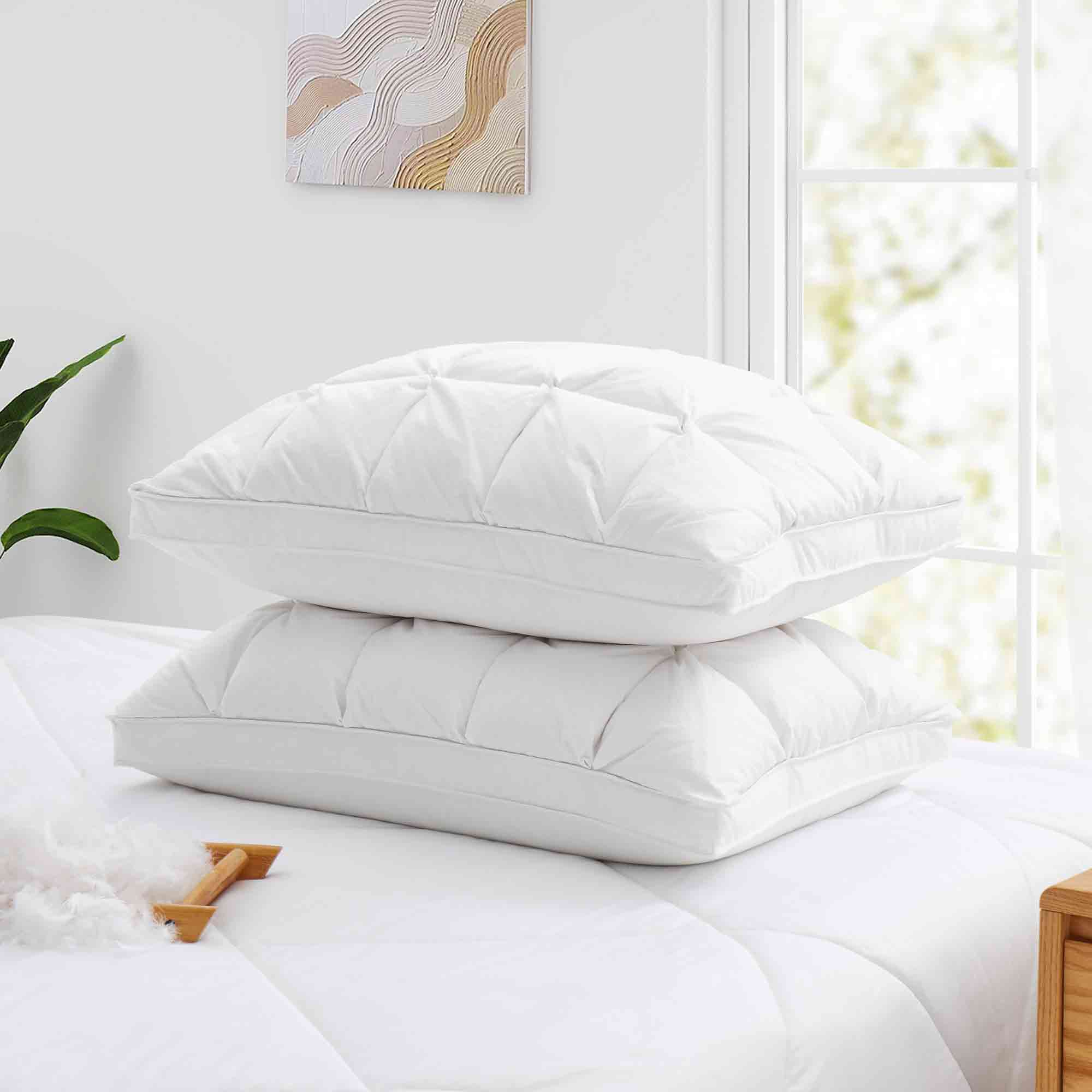 Luxury Puffy Cotton Down Pillows