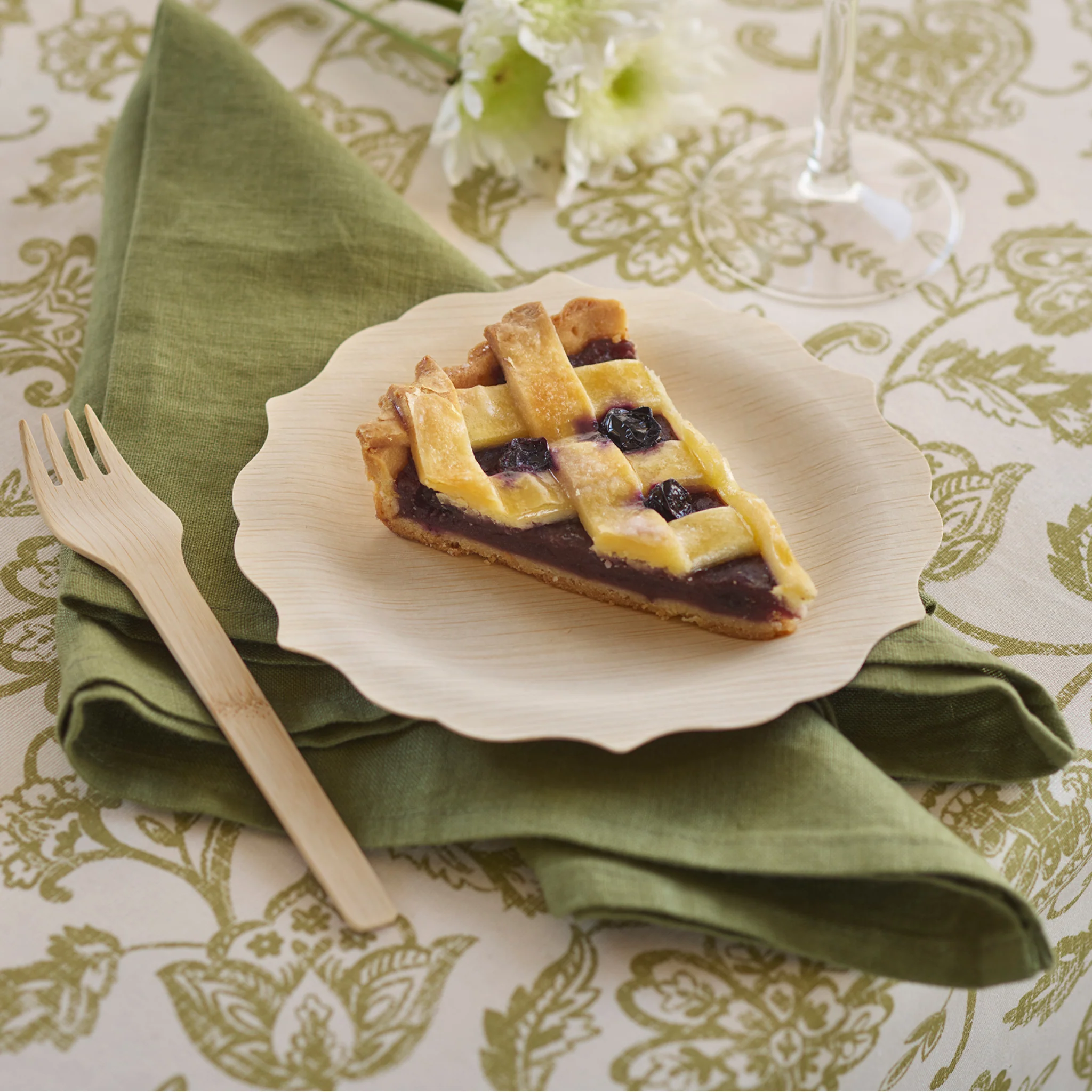 Disposable Bamboo Fancy Plates