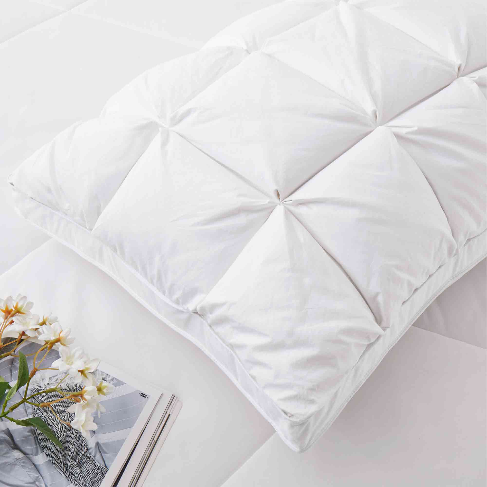 Luxury Puffy Cotton Down Pillows