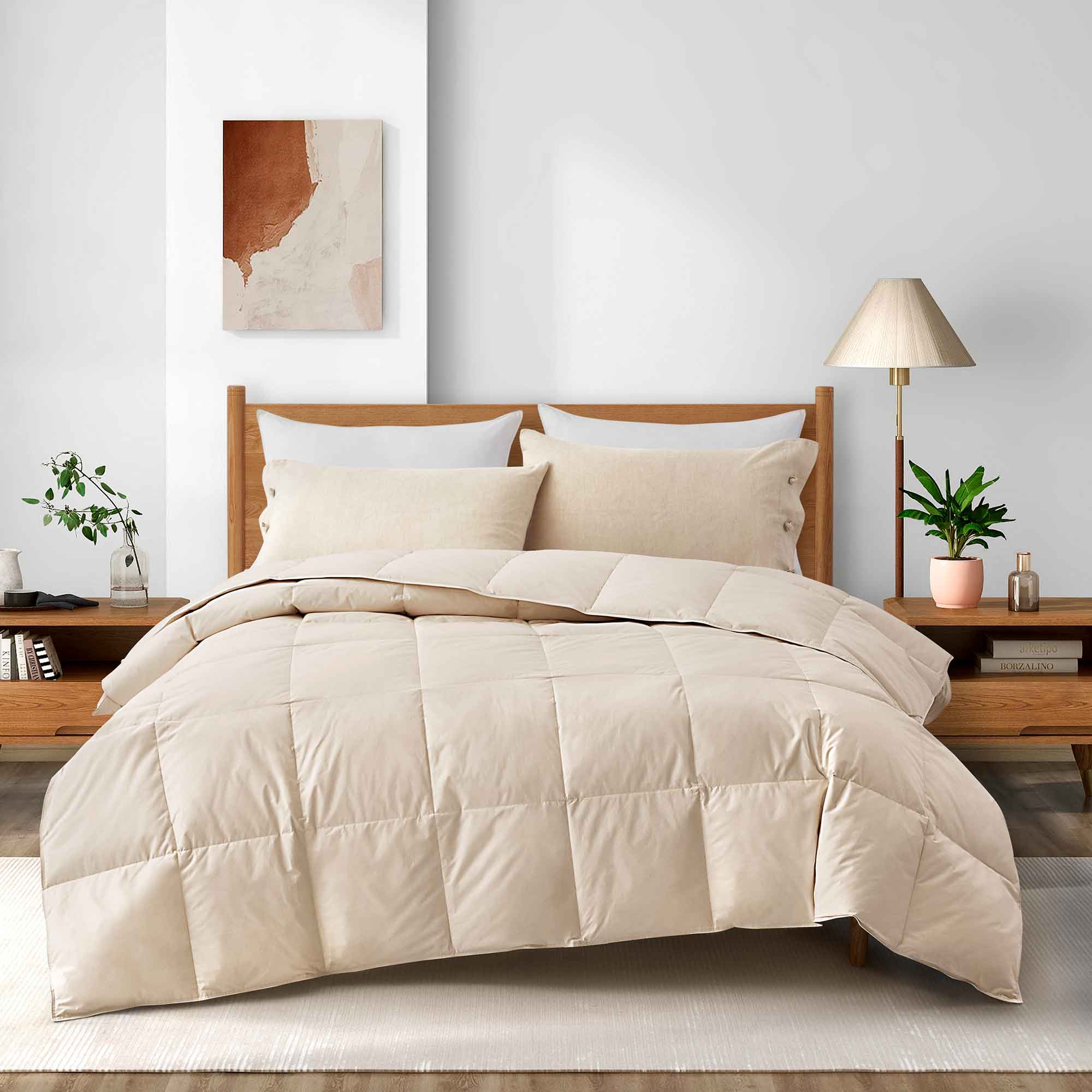All Season Organic Cotton Down & Feather Comforter