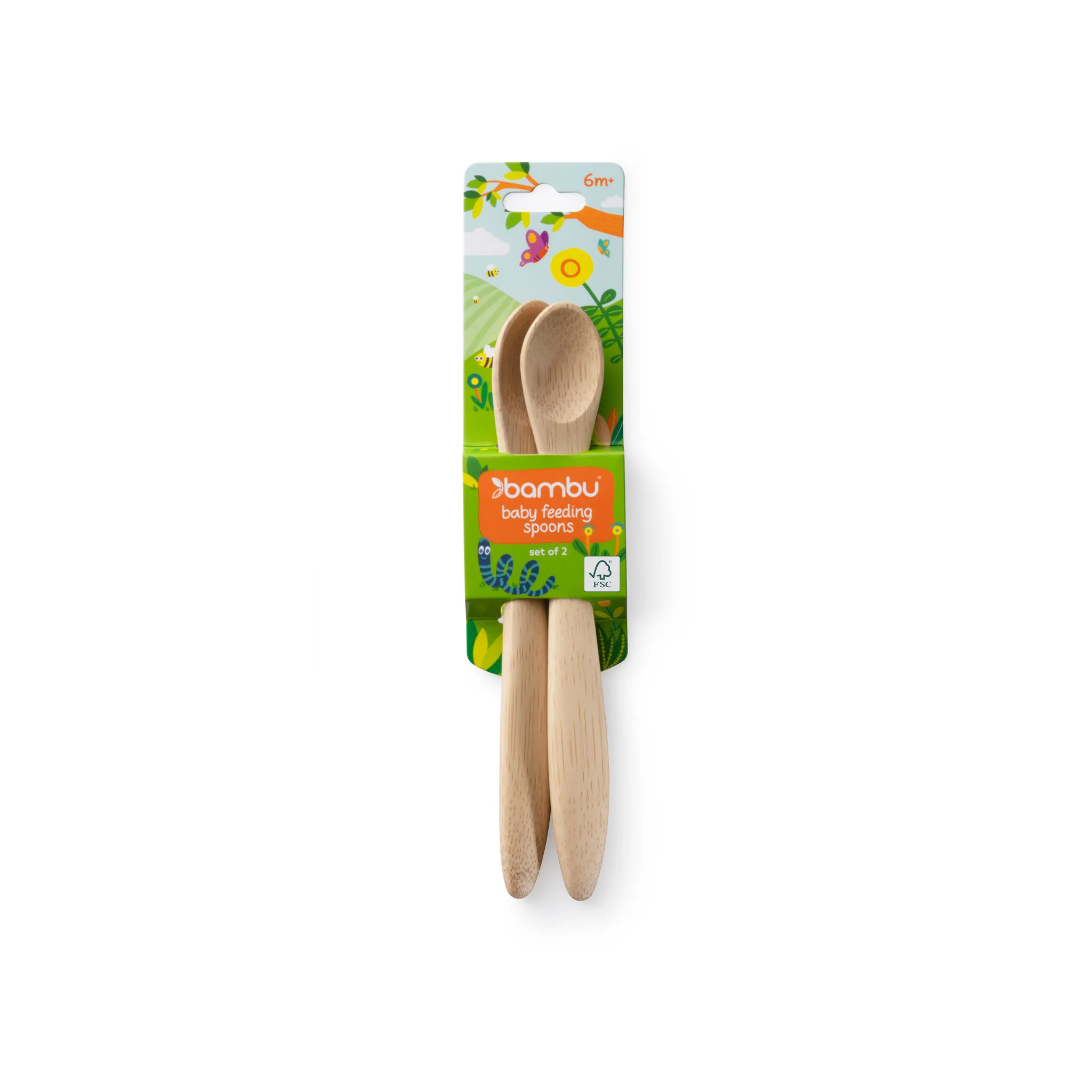 Bamboo Baby's Feeding Spoons (6M+)