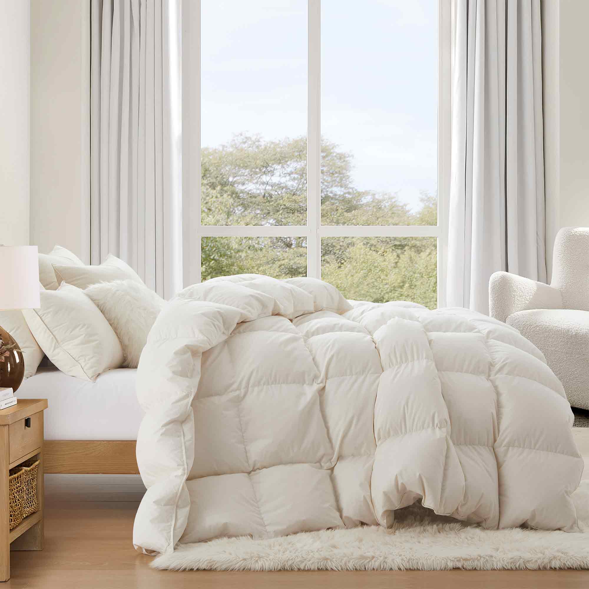 Organic Cotton Down Comforter