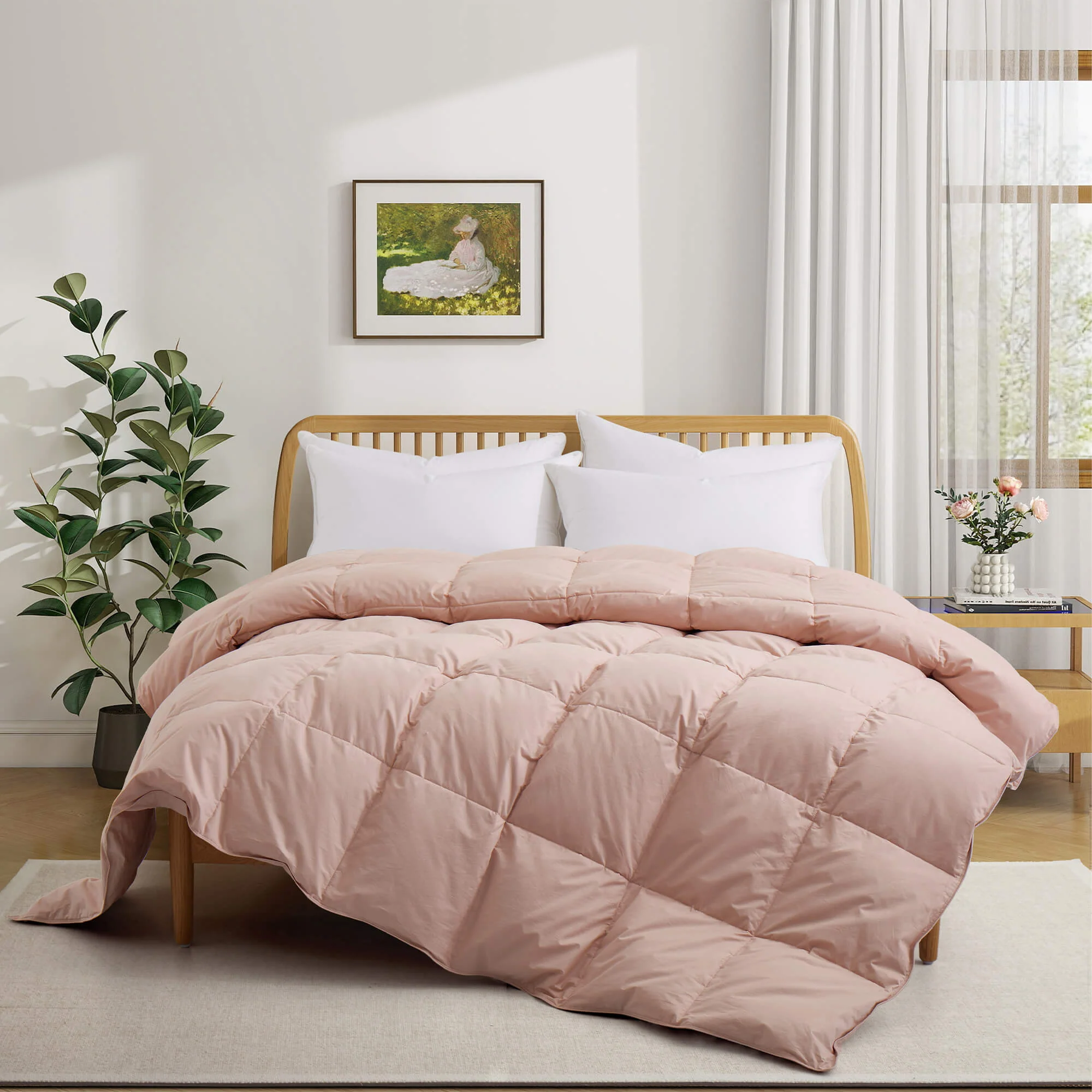 All Season Organic Cotton Down & Feather Comforter