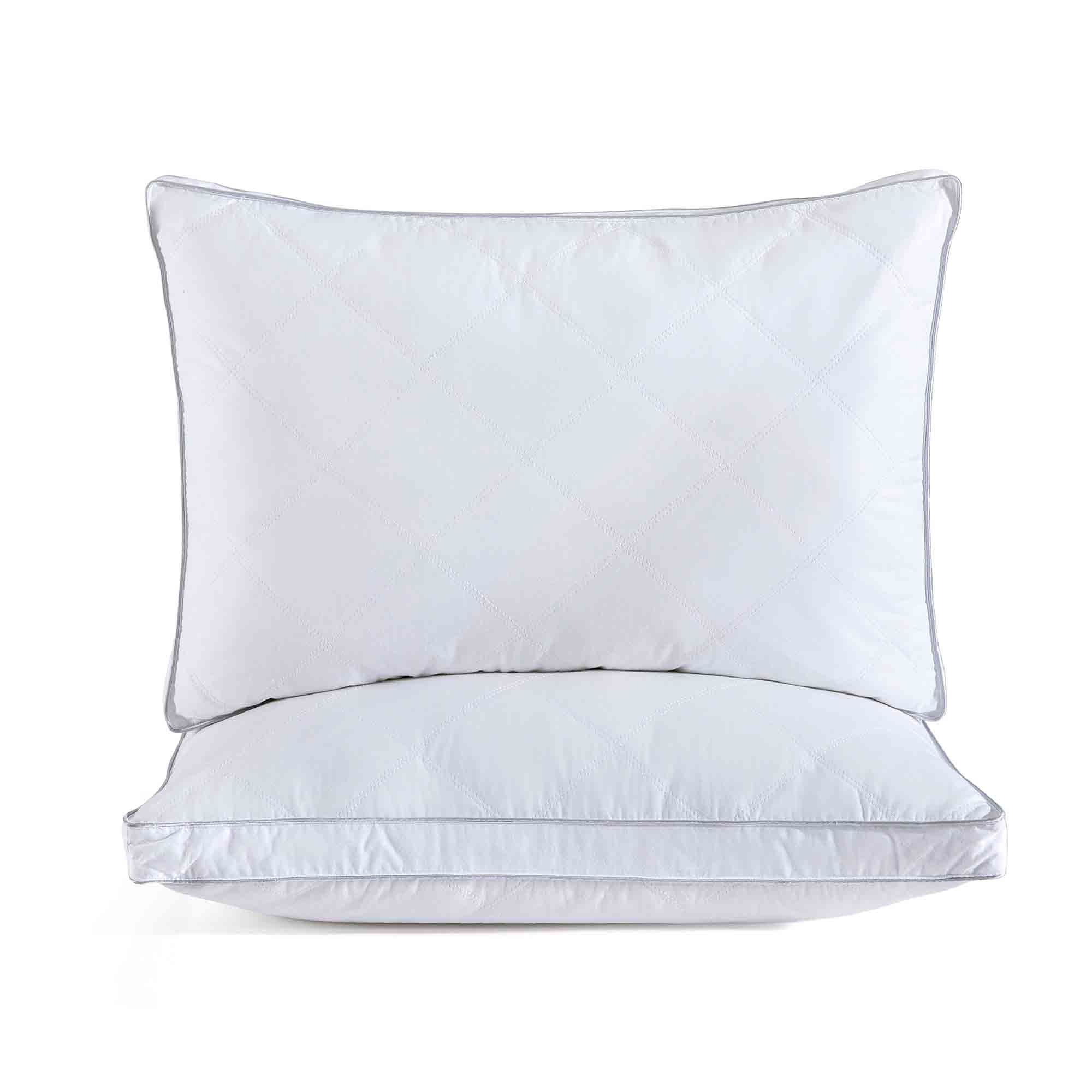 Puredown 2 Pack Natural Goose Down Feather Pillows