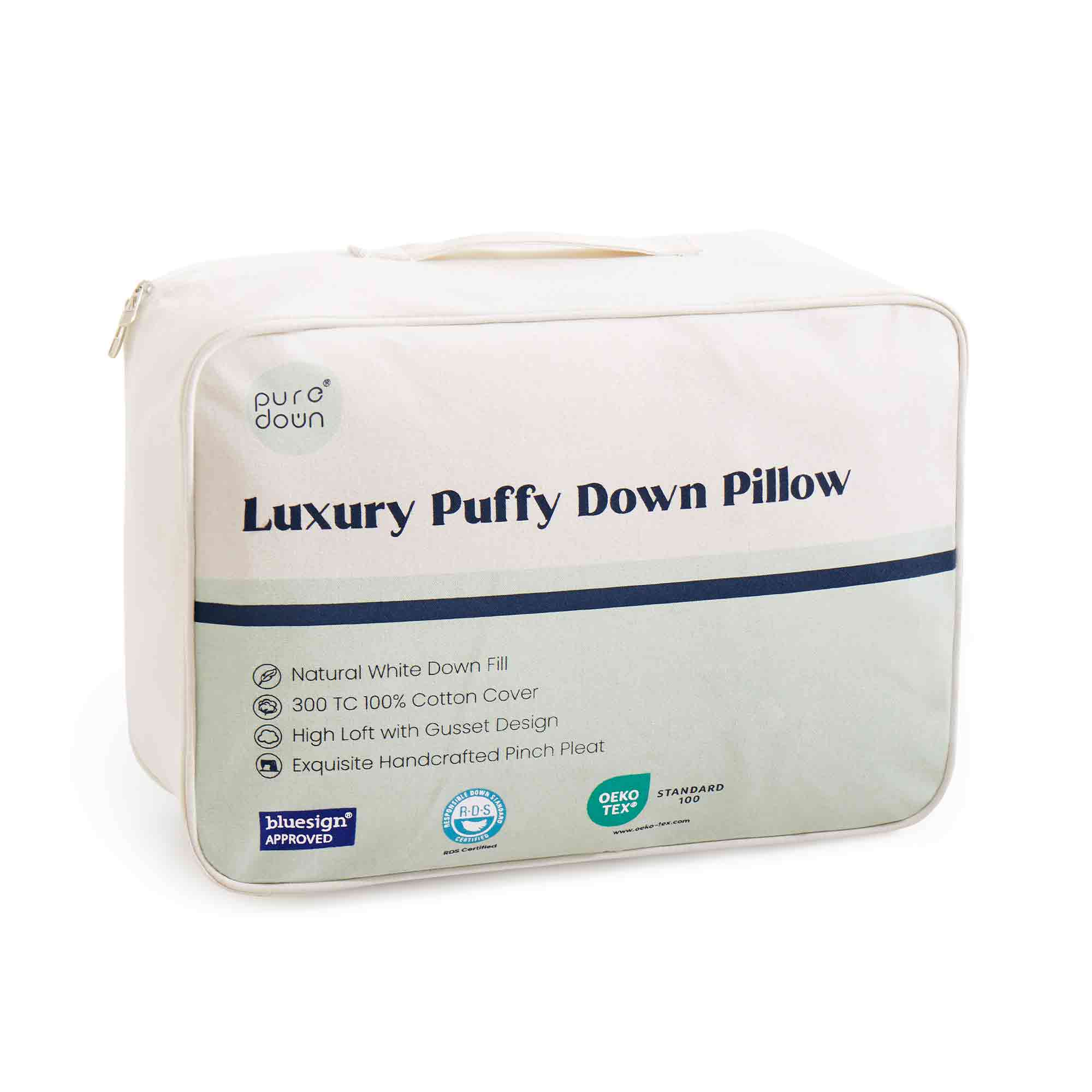 Luxury Puffy Cotton Down Pillows
