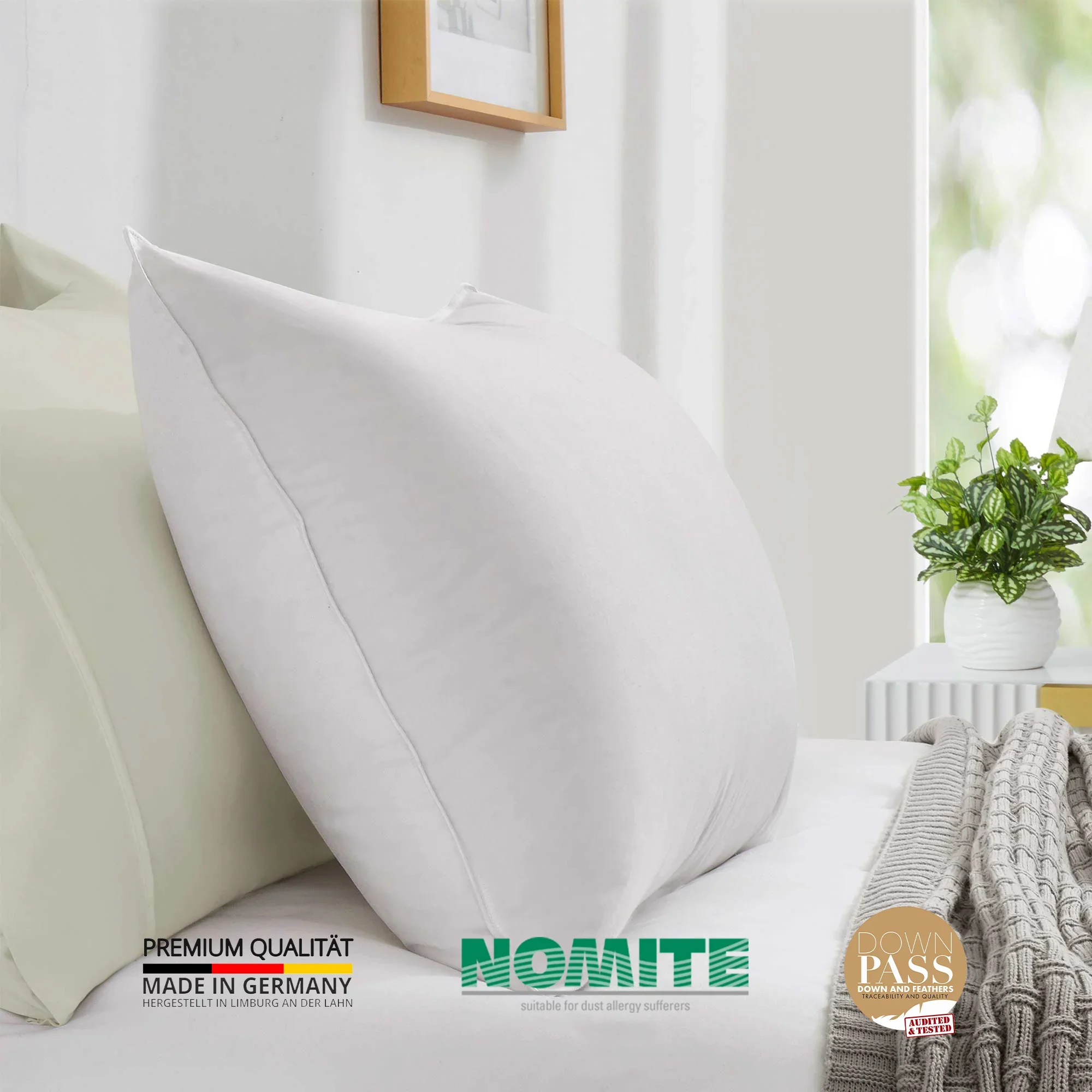 Made in Germany European Down Pillow