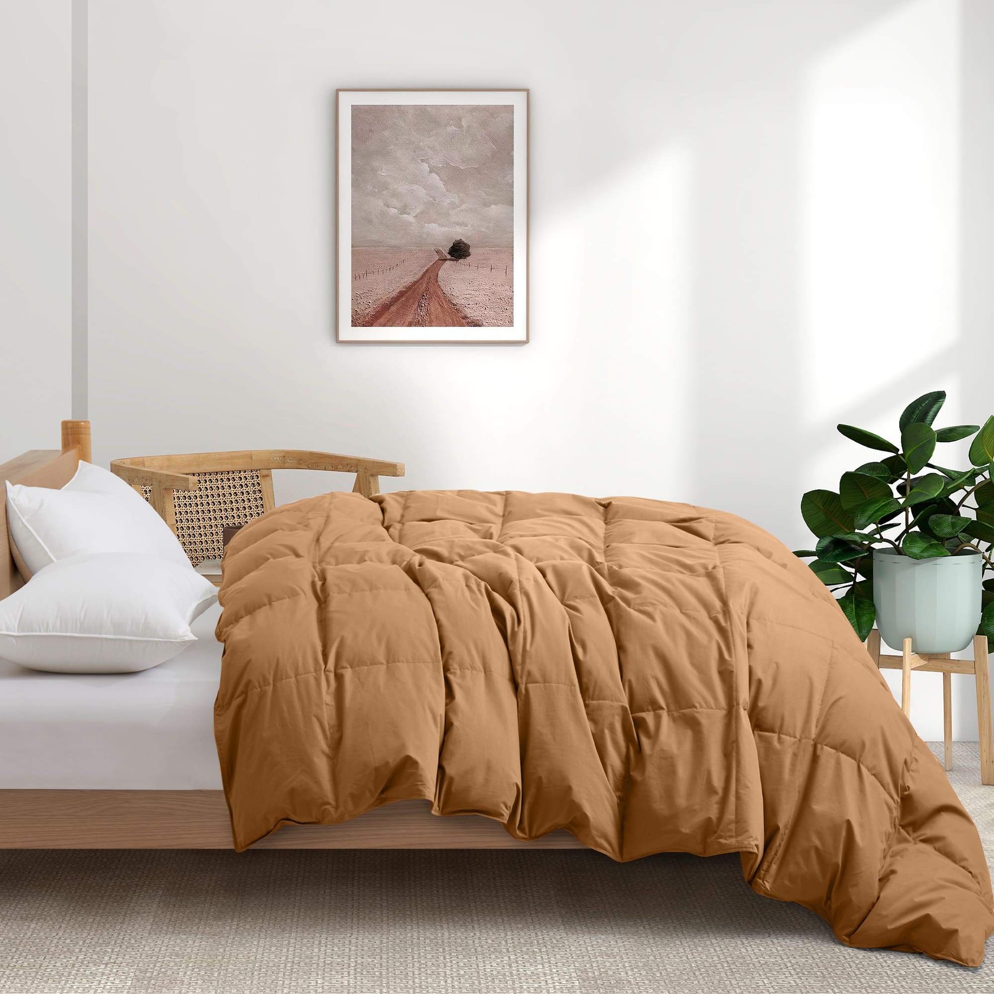 All Season Organic Cotton Down & Feather Comforter