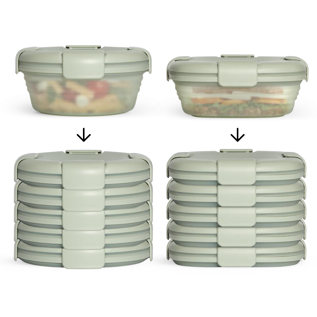 12-Pack Mixed Food Storage Set