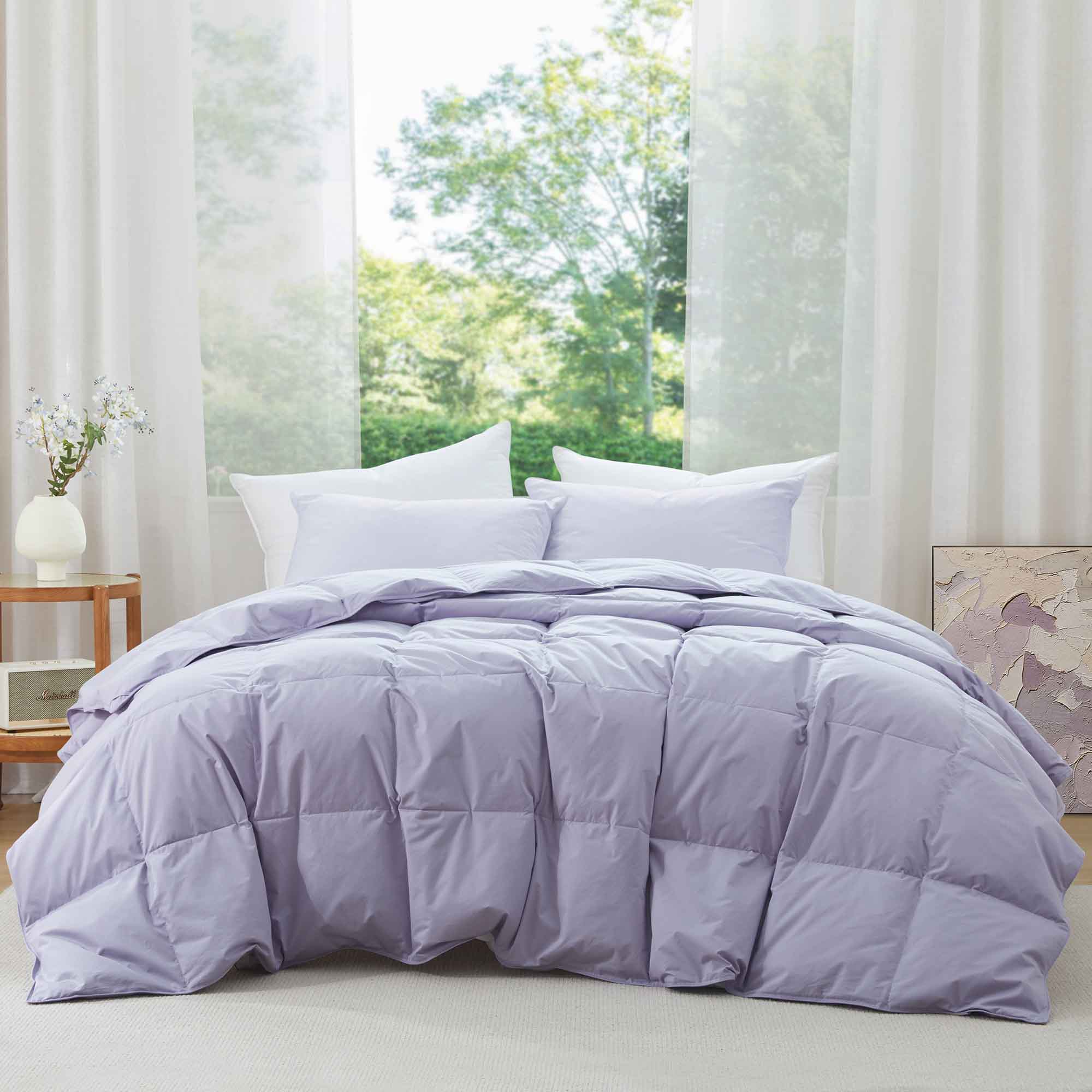 Lightweight Organic Cotton Down & Feather Comforter