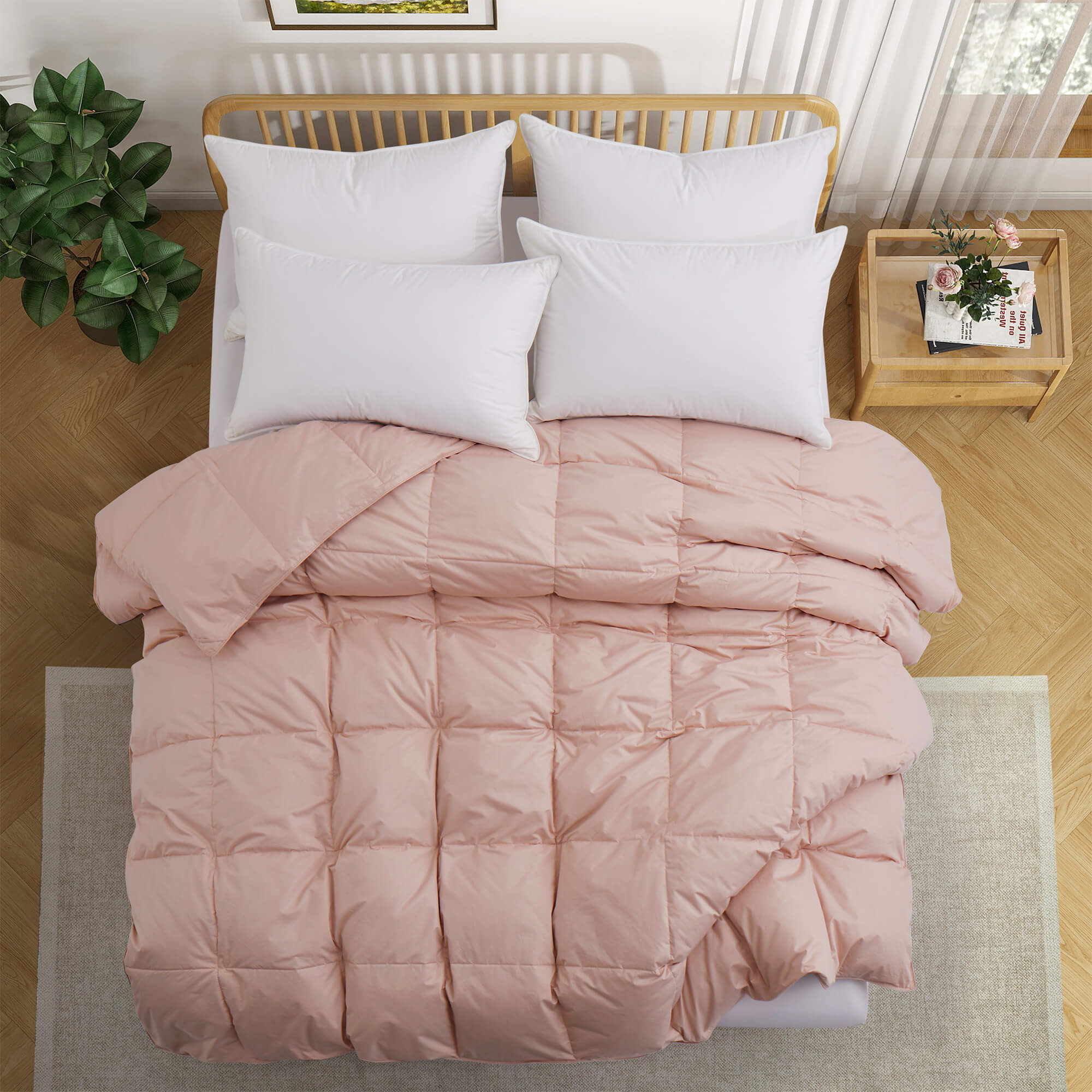 All Season Organic Cotton Down & Feather Comforter