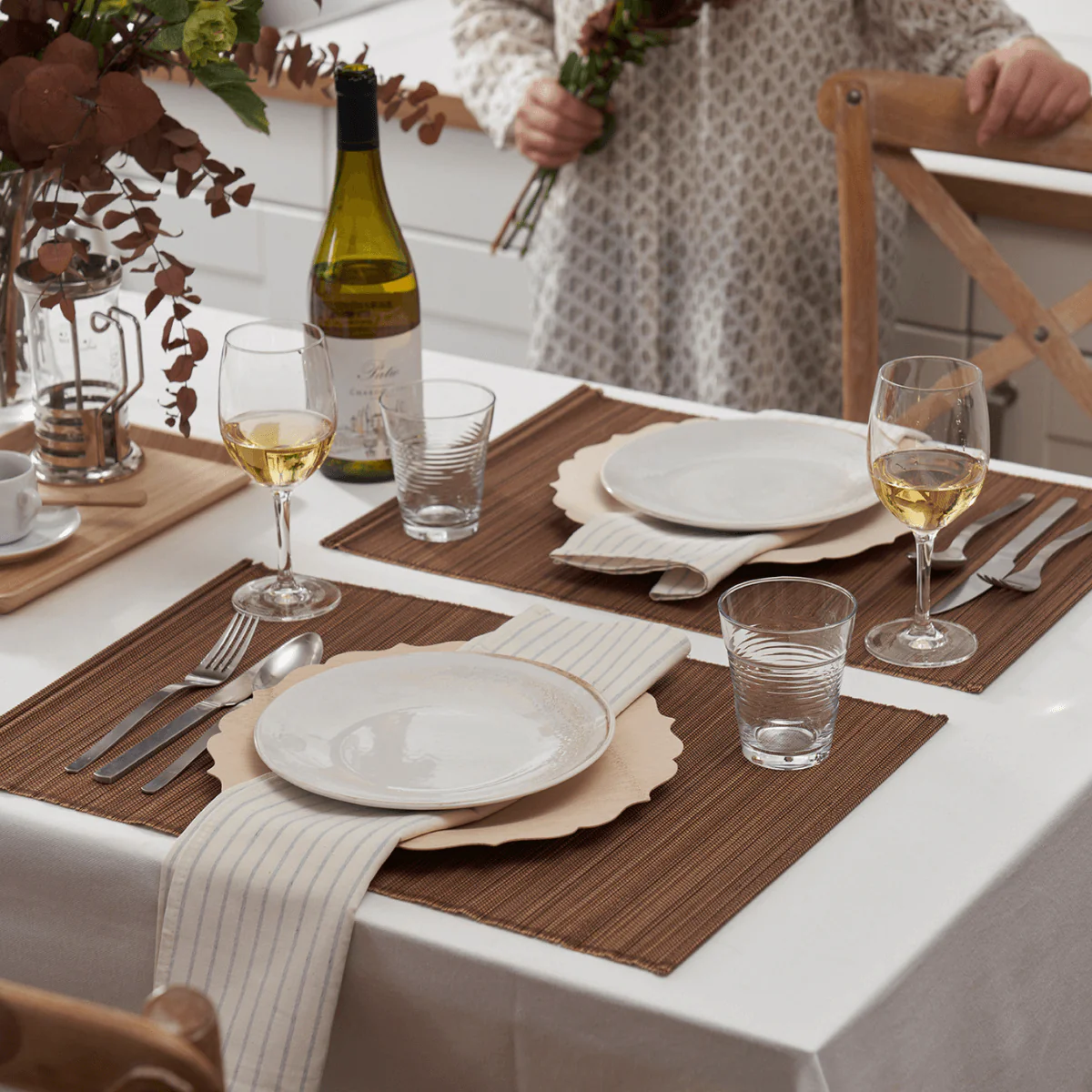 Disposable Bamboo Fancy Plates