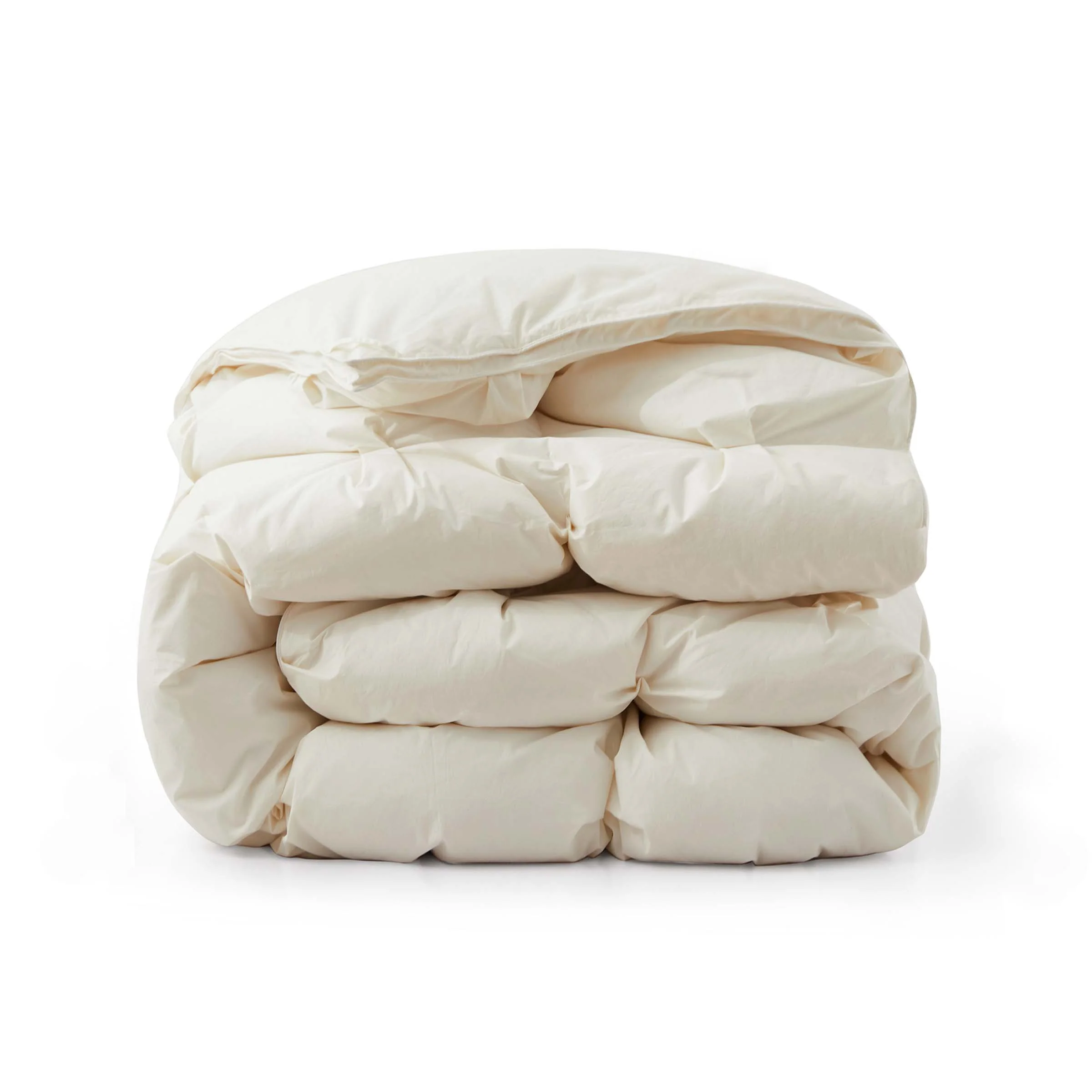 All Season Organic Cotton Puff Down Comforter
