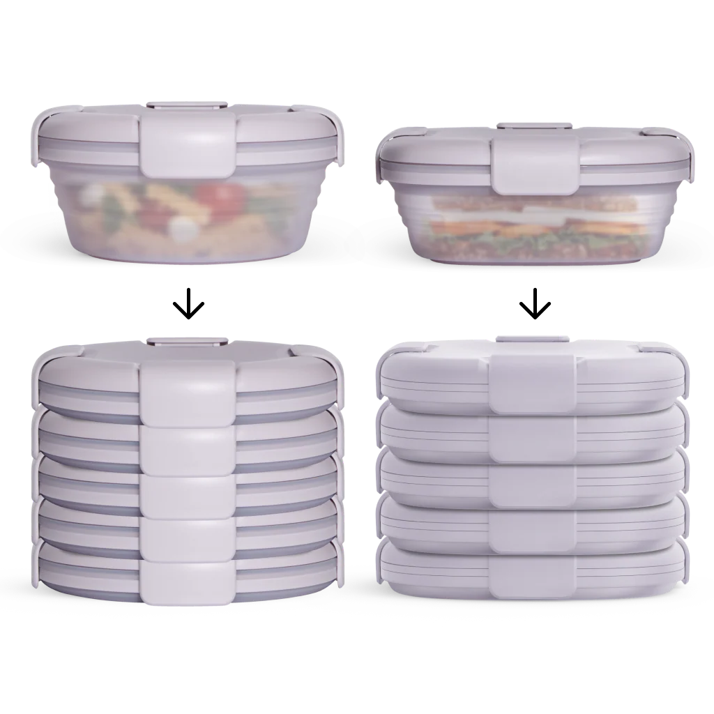 12-Pack Mixed Food Storage Set