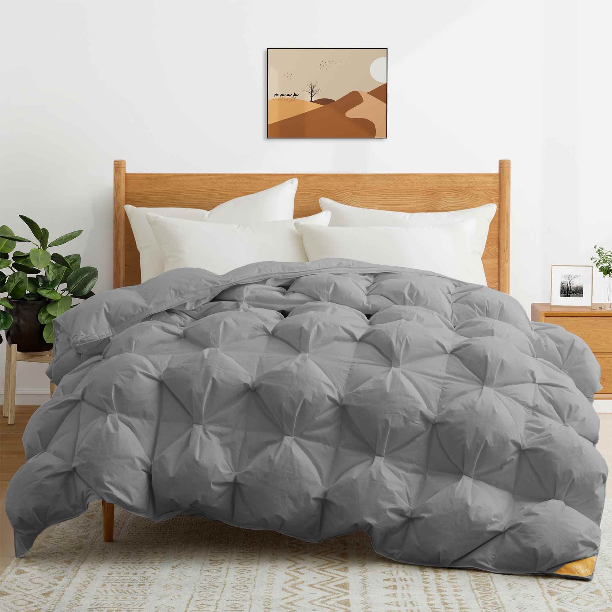All Season Organic Cotton Puff Down Comforter