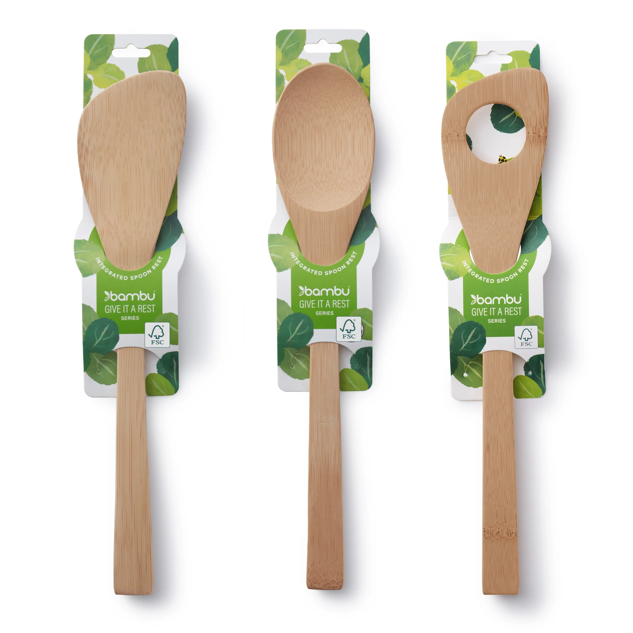 'Give It A Rest' Bamboo Utensil Set