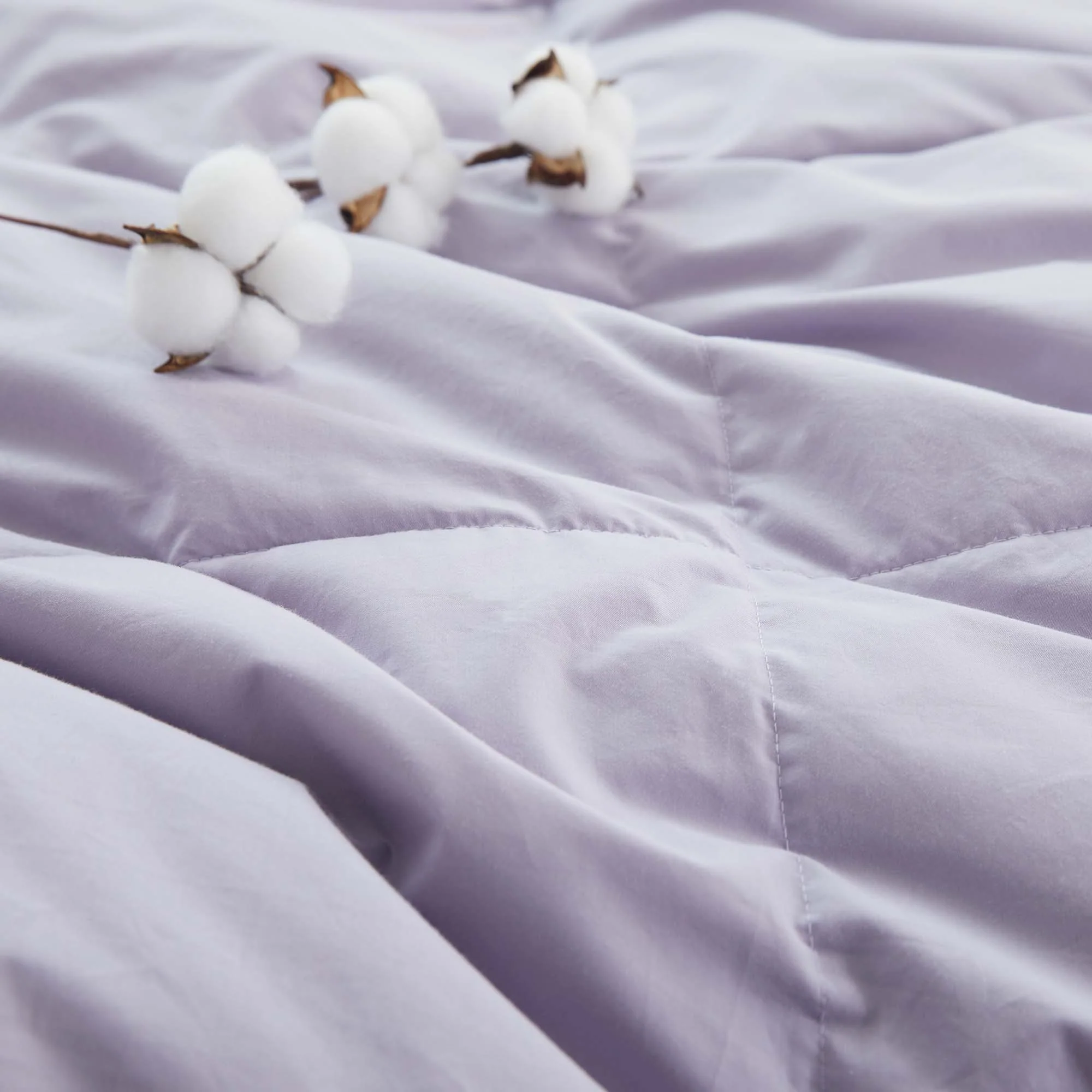 Lightweight Organic Cotton Down & Feather Comforter