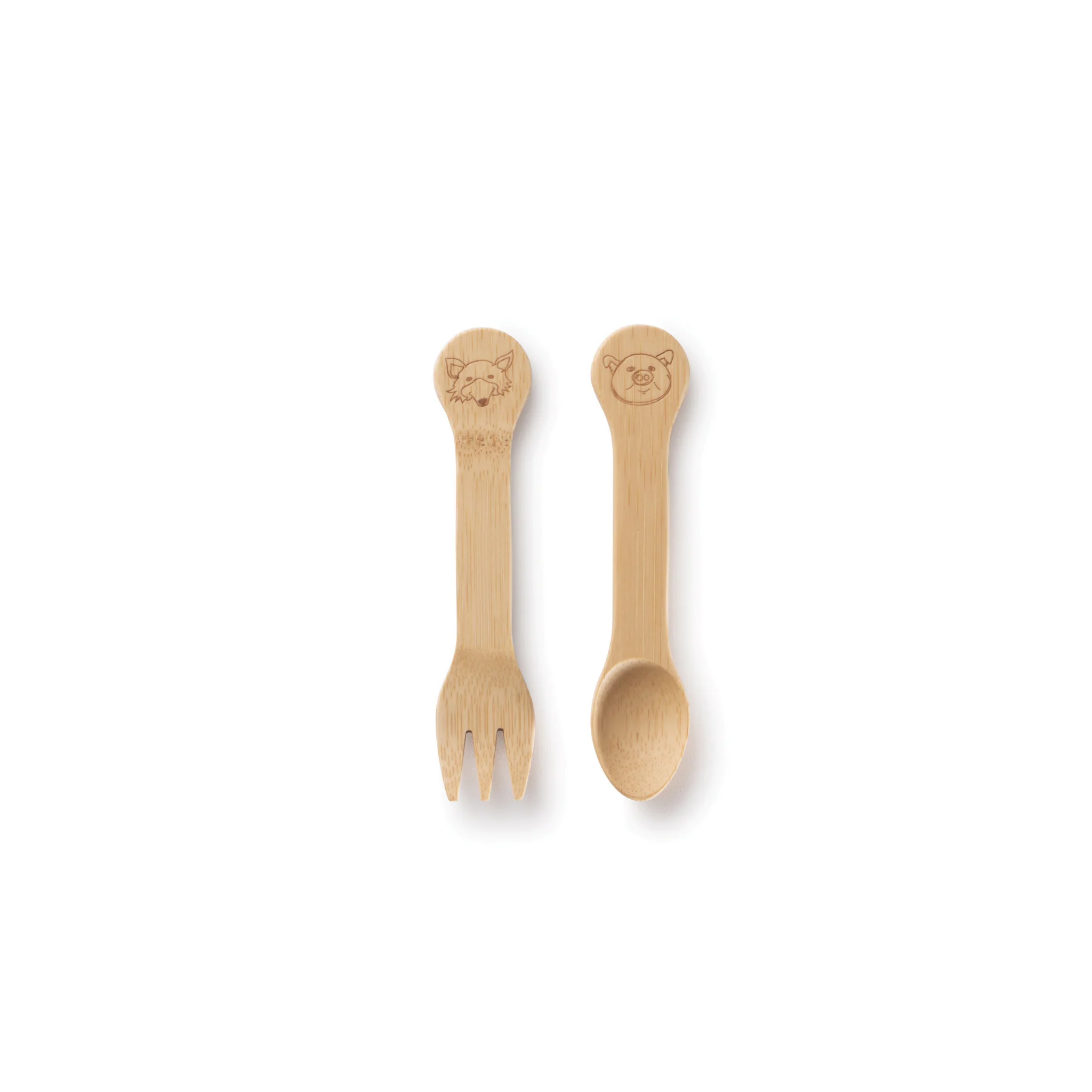 Bamboo Kid's Fork & Spoon (18M+)