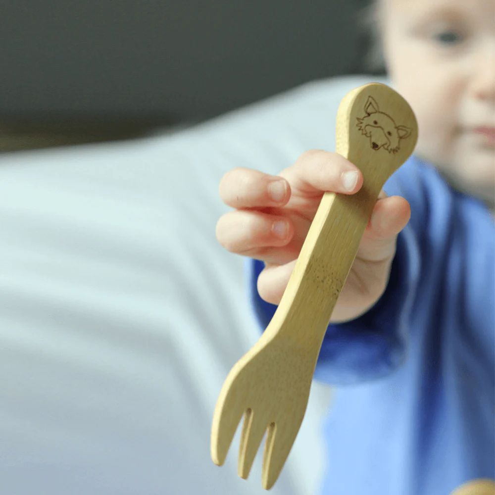 Bamboo Kid's Fork & Spoon (18M+)