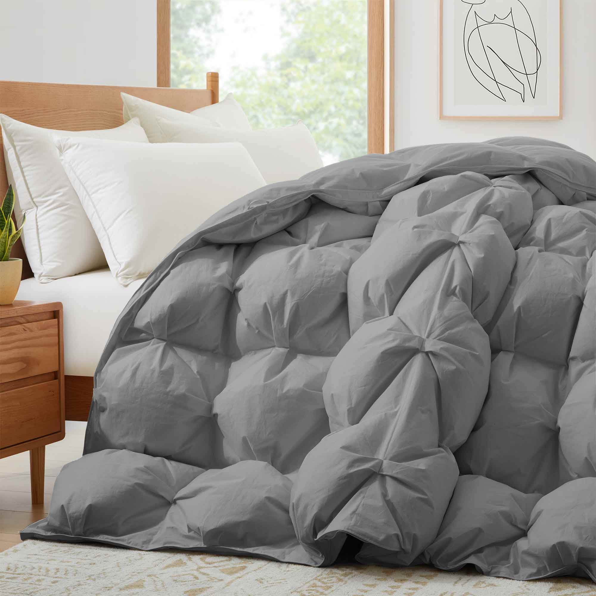 All Season Organic Cotton Puff Down Comforter