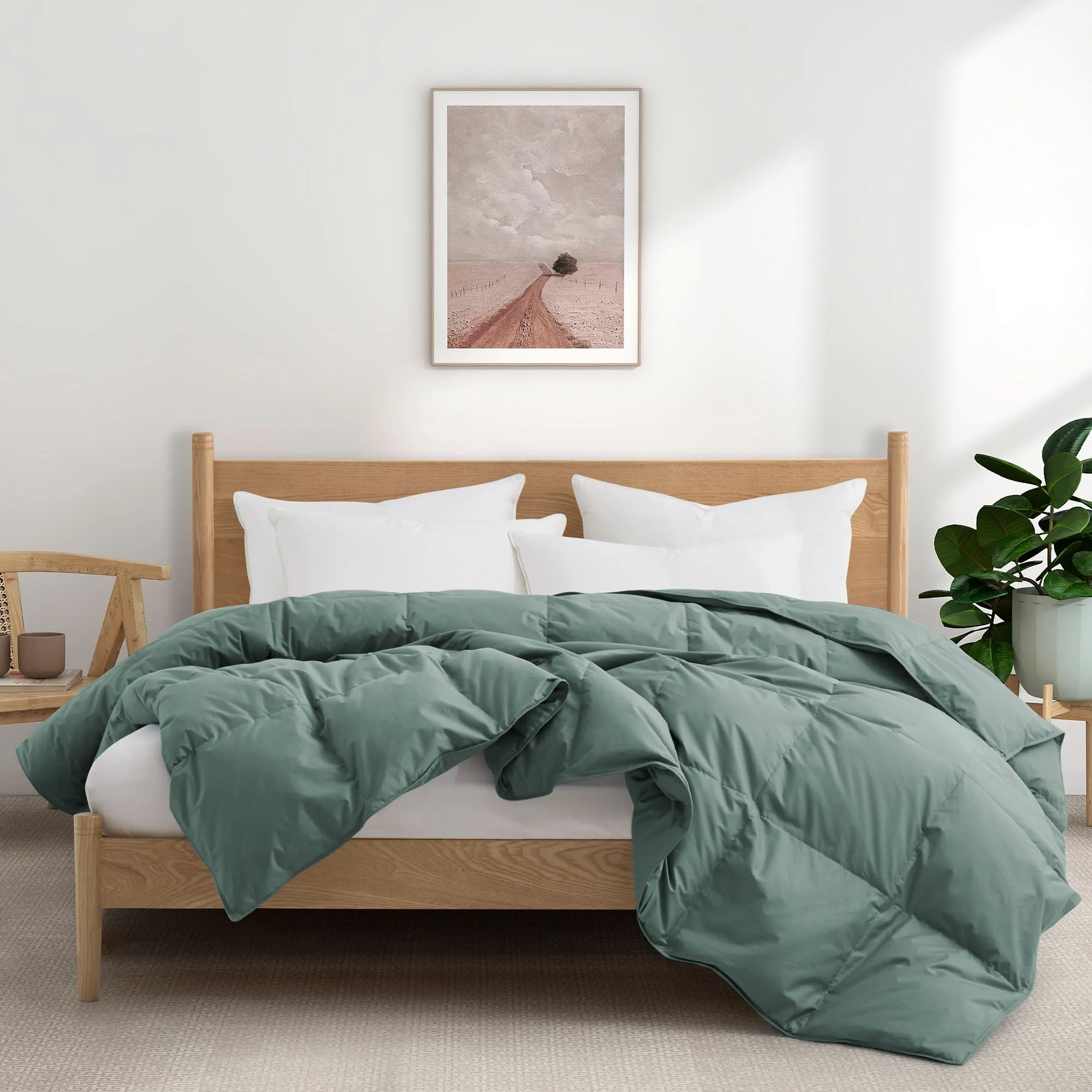 All Season Organic Cotton Down & Feather Comforter