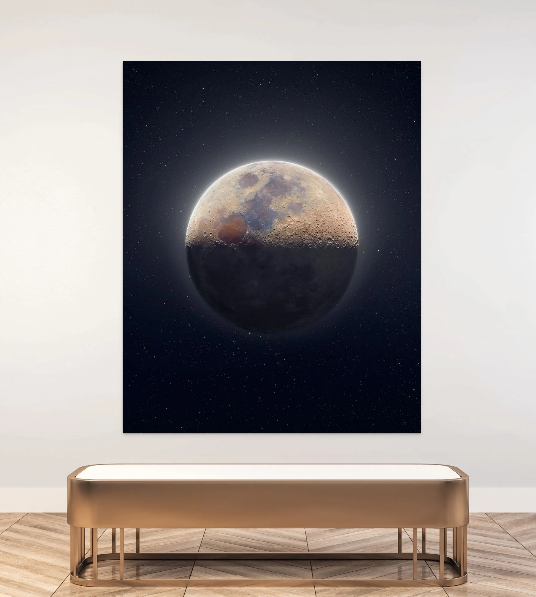 Daybreak at Mons Hadley