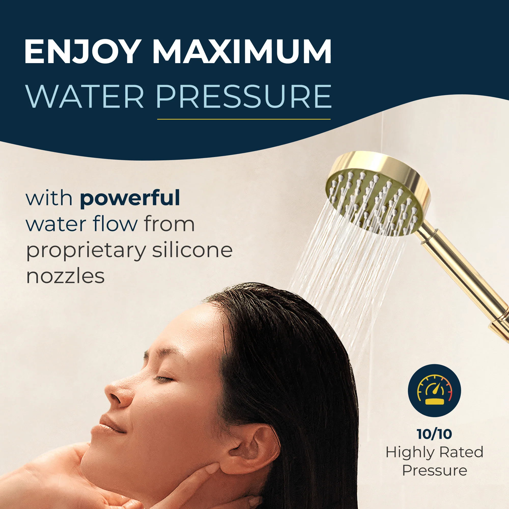 1-Spray Handheld Shower Head Set