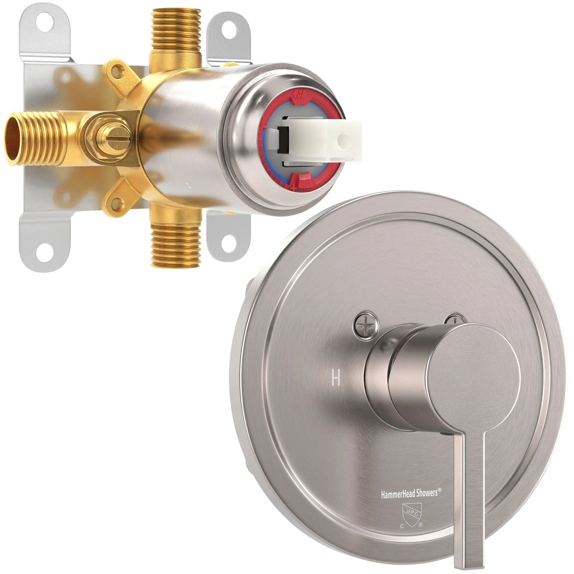 1-Handle Shower Valve with Trim Kit