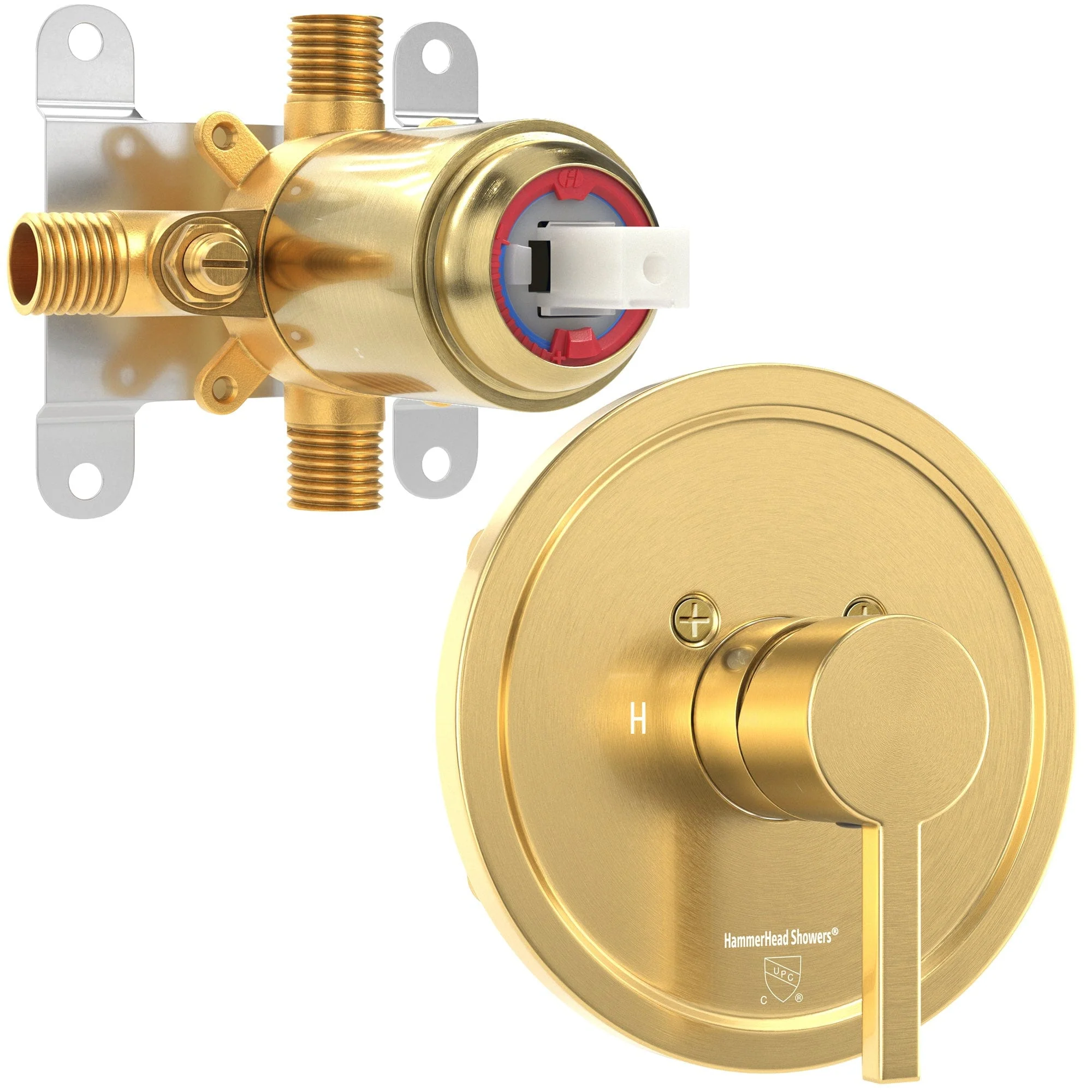 1-Handle Shower Valve with Trim Kit