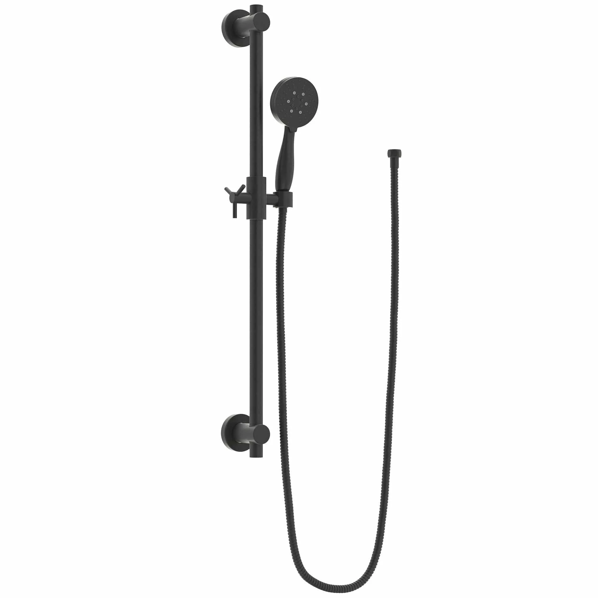 3-Spray Hand Held Shower Head Set with Slide Bar