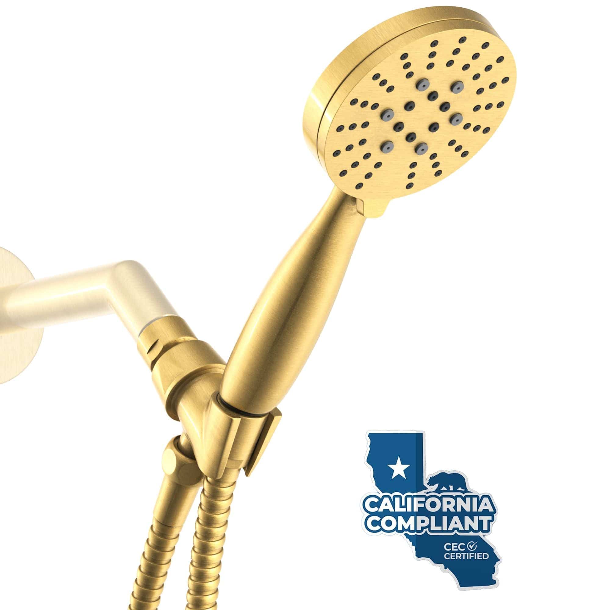 3-Spray Low Flow Handheld Shower Head Set