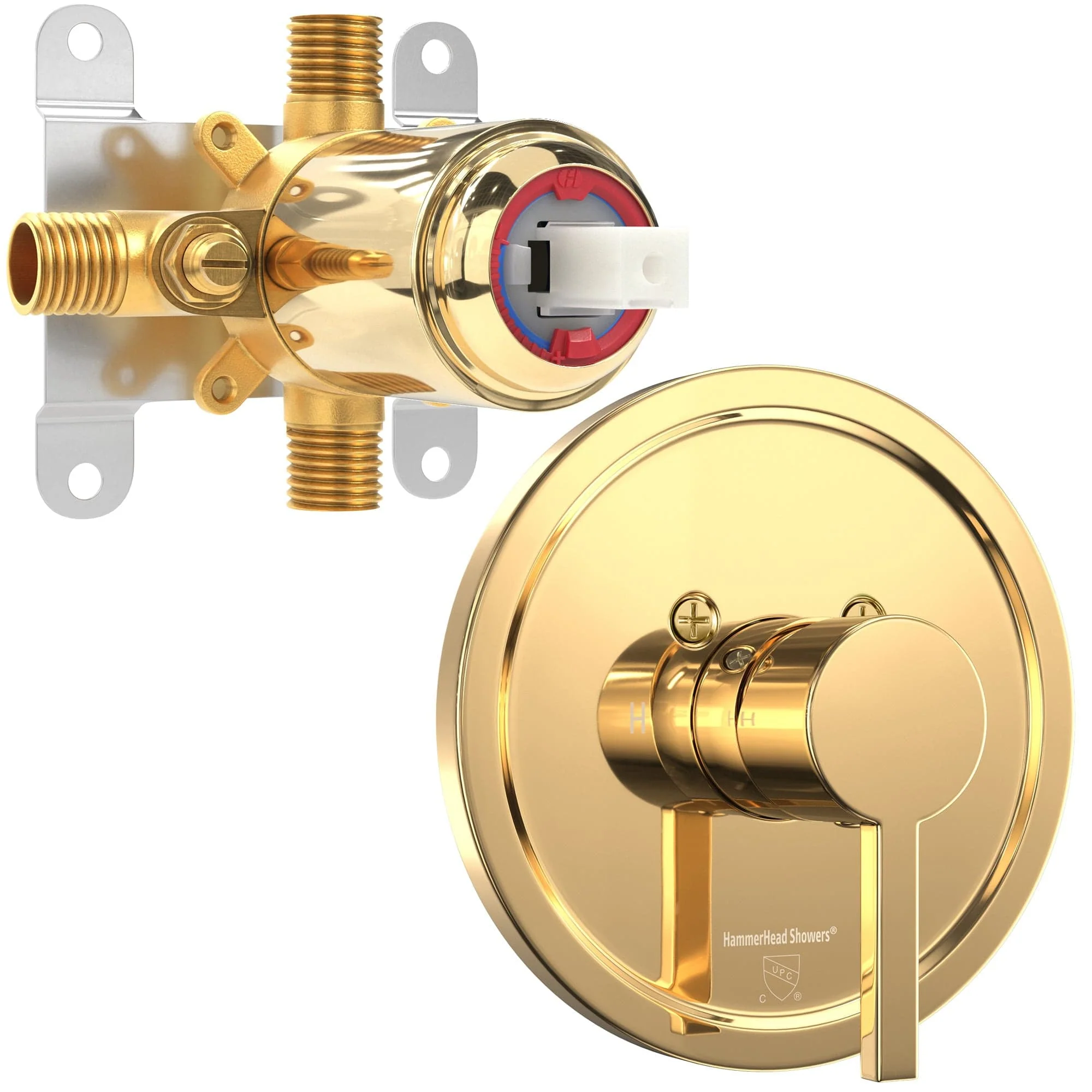 1-Handle Shower Valve with Trim Kit