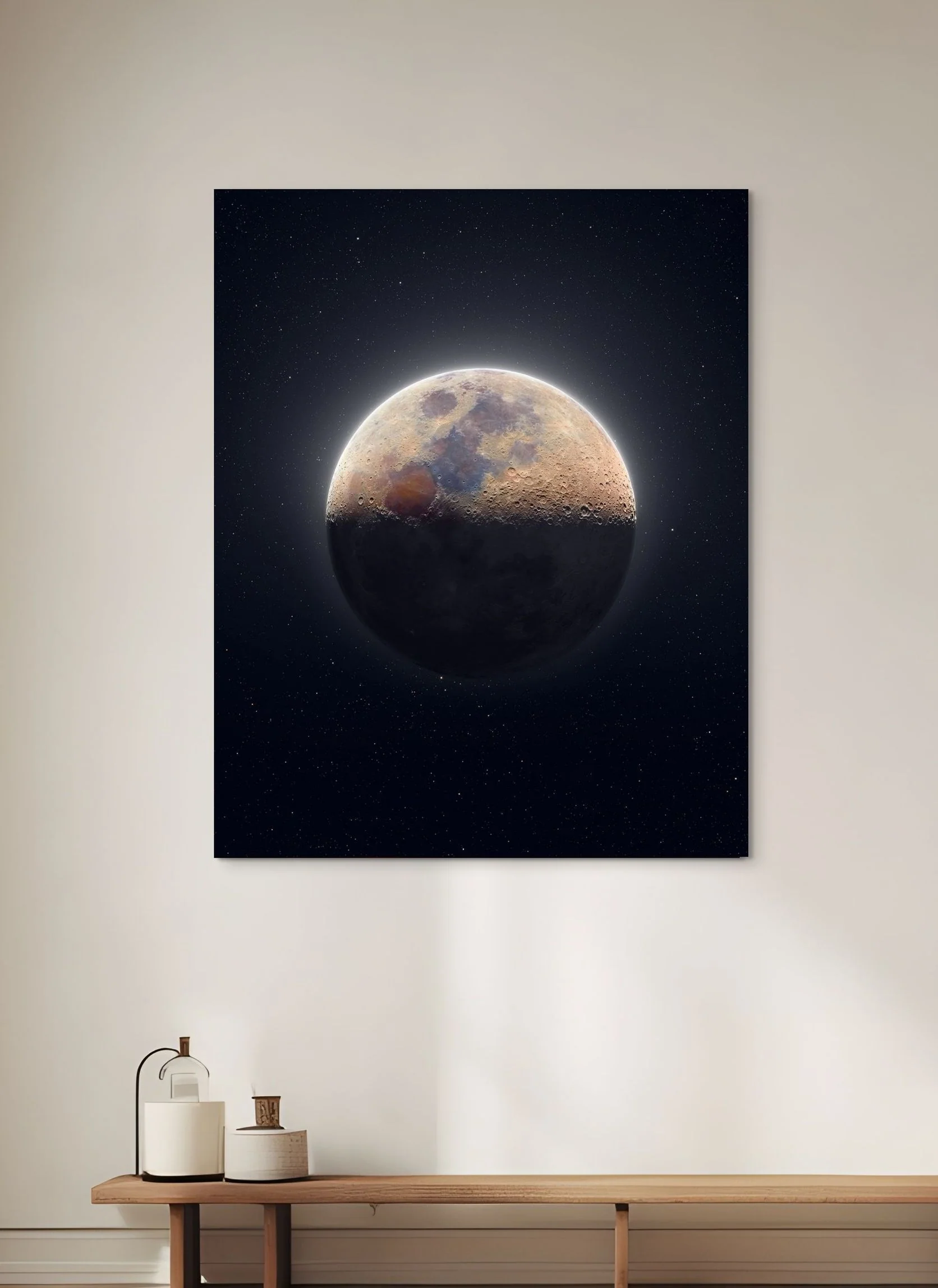 Daybreak at Mons Hadley