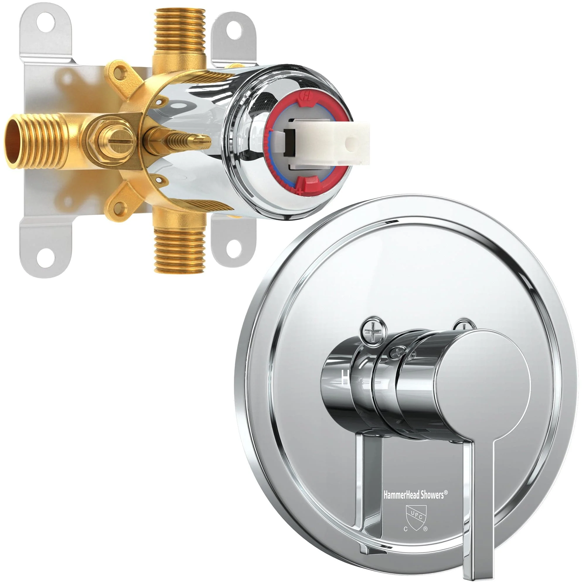 1-Handle Shower Valve with Trim Kit