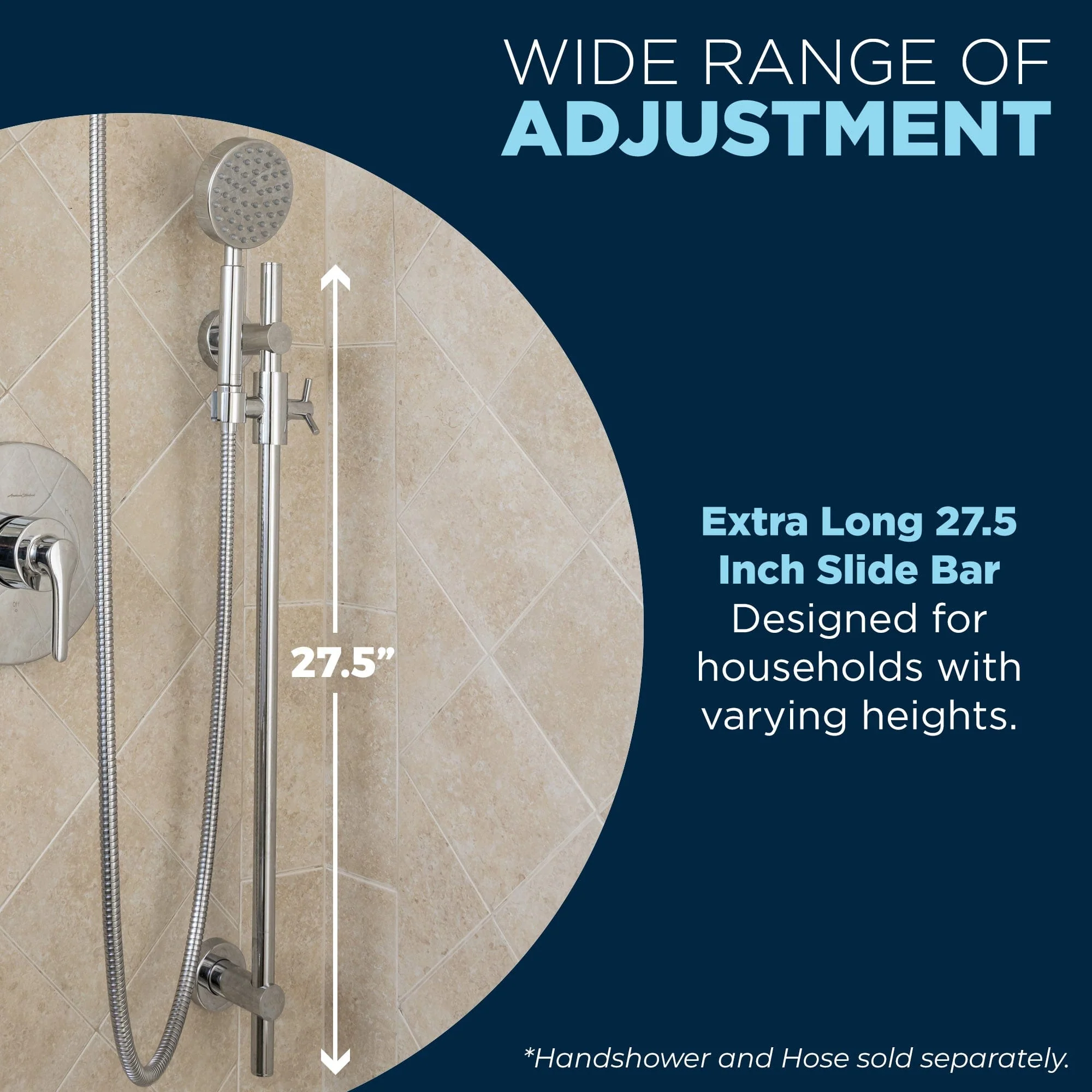 2-Handle Valve and Trim Shower System with Dual Shower Head
