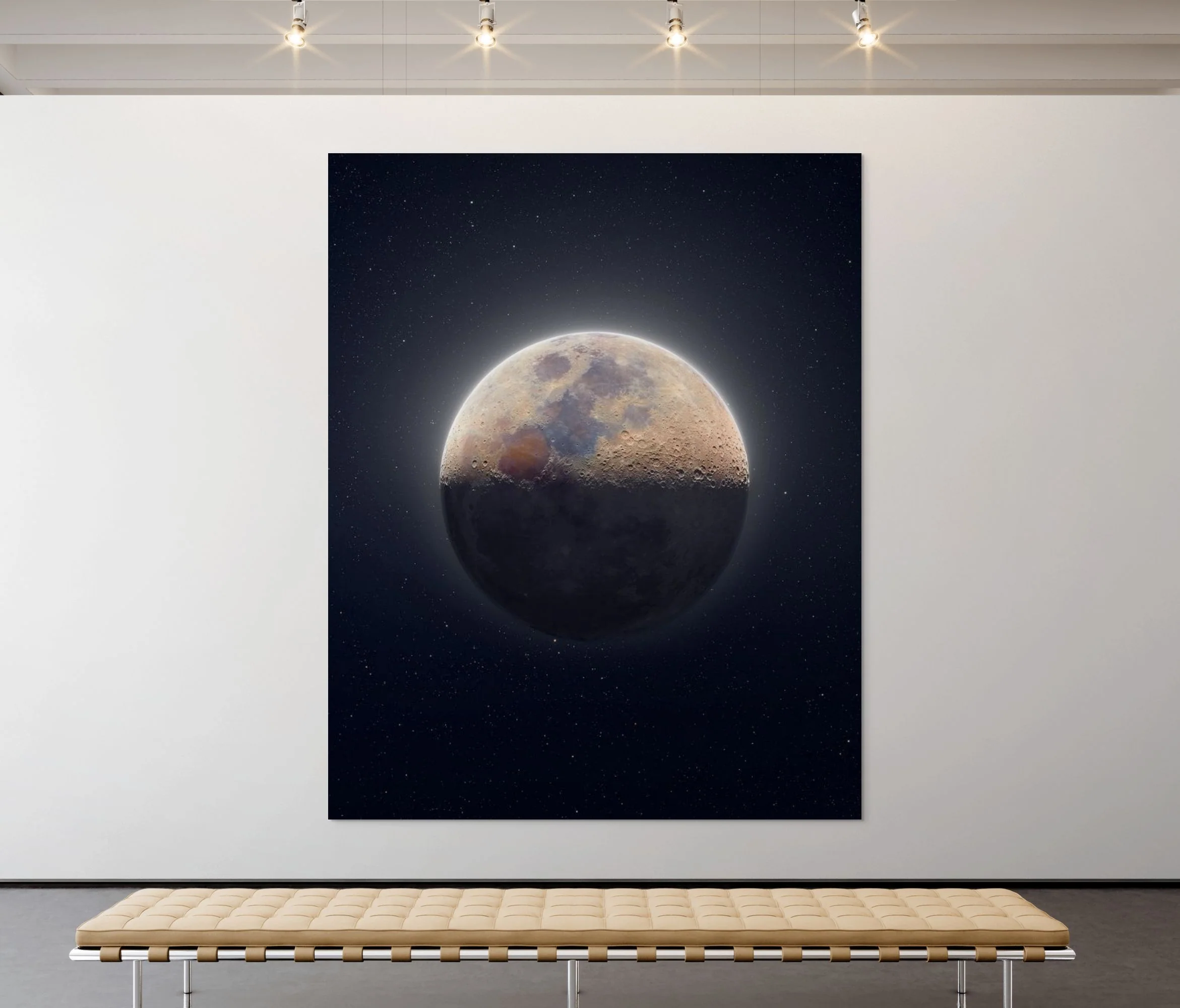 Daybreak at Mons Hadley