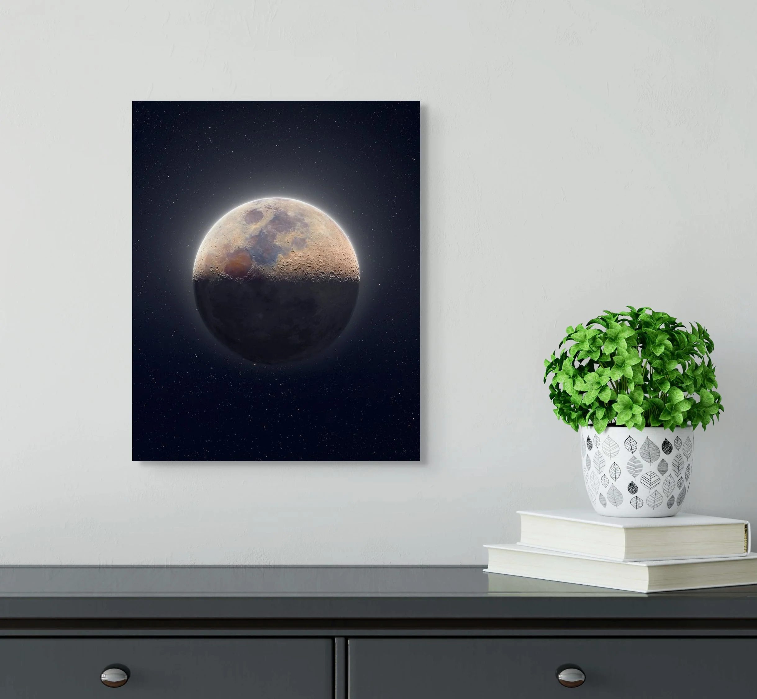 Daybreak at Mons Hadley