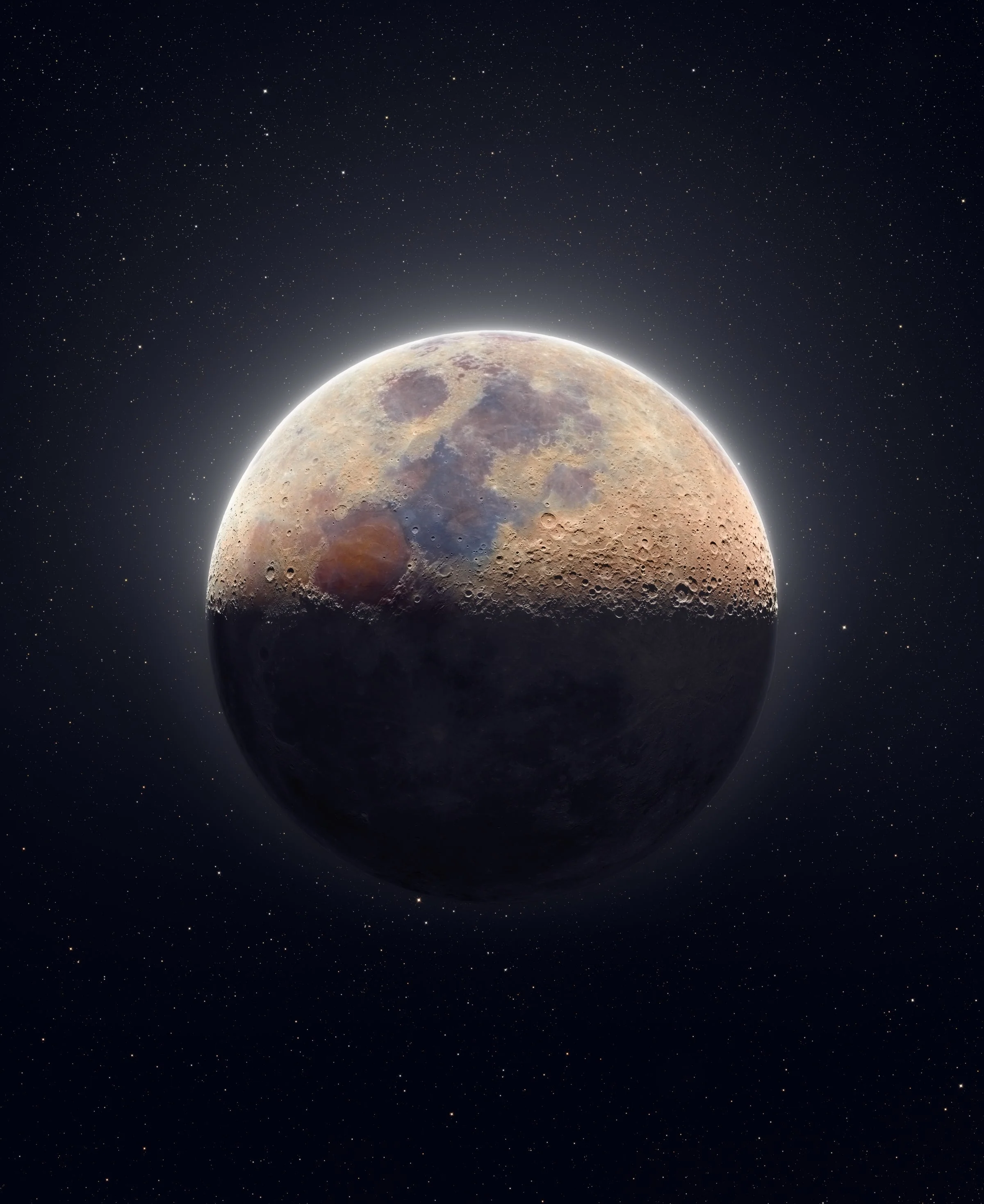 Daybreak at Mons Hadley