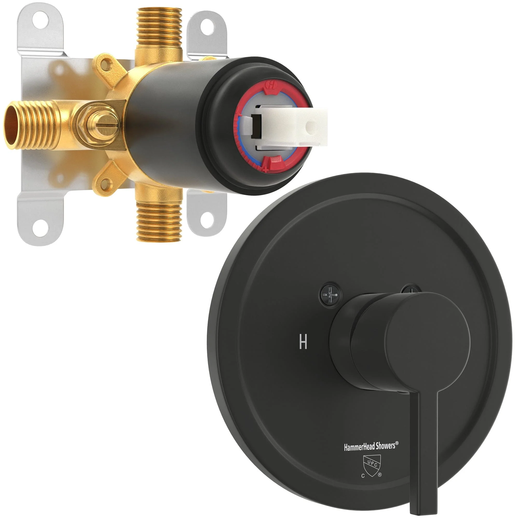 1-Handle Shower Valve with Trim Kit