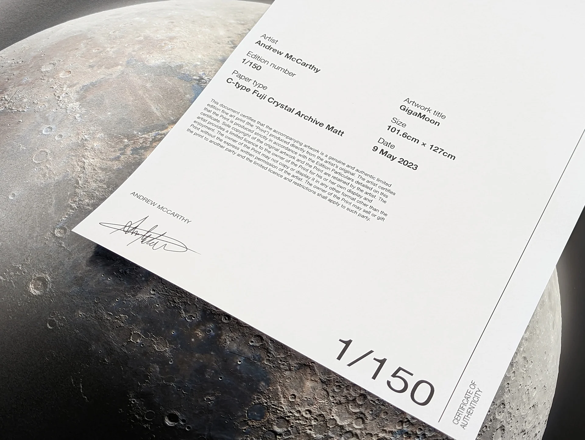 GigaMoon Fine Art Print