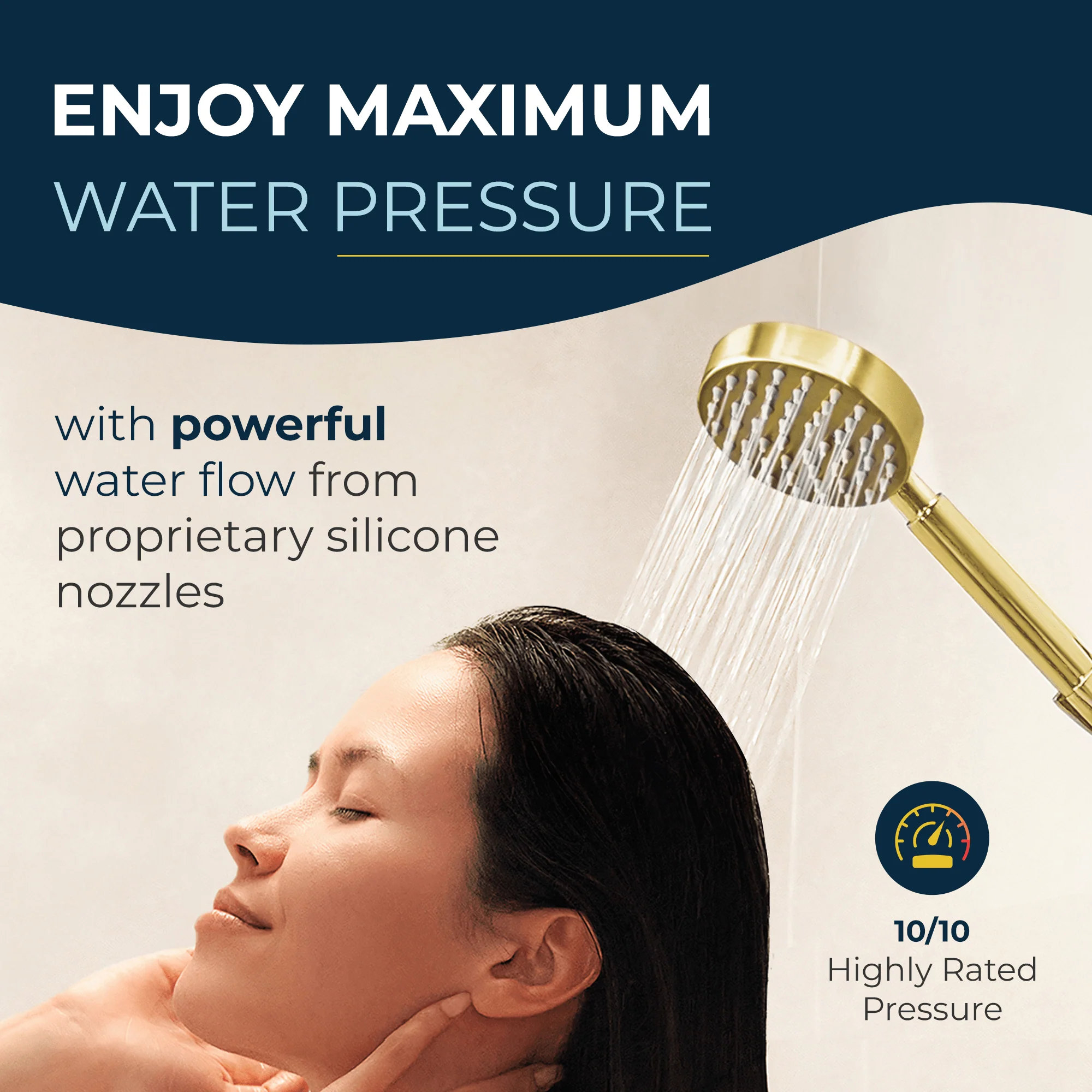 1-Spray Handheld Shower Head Set
