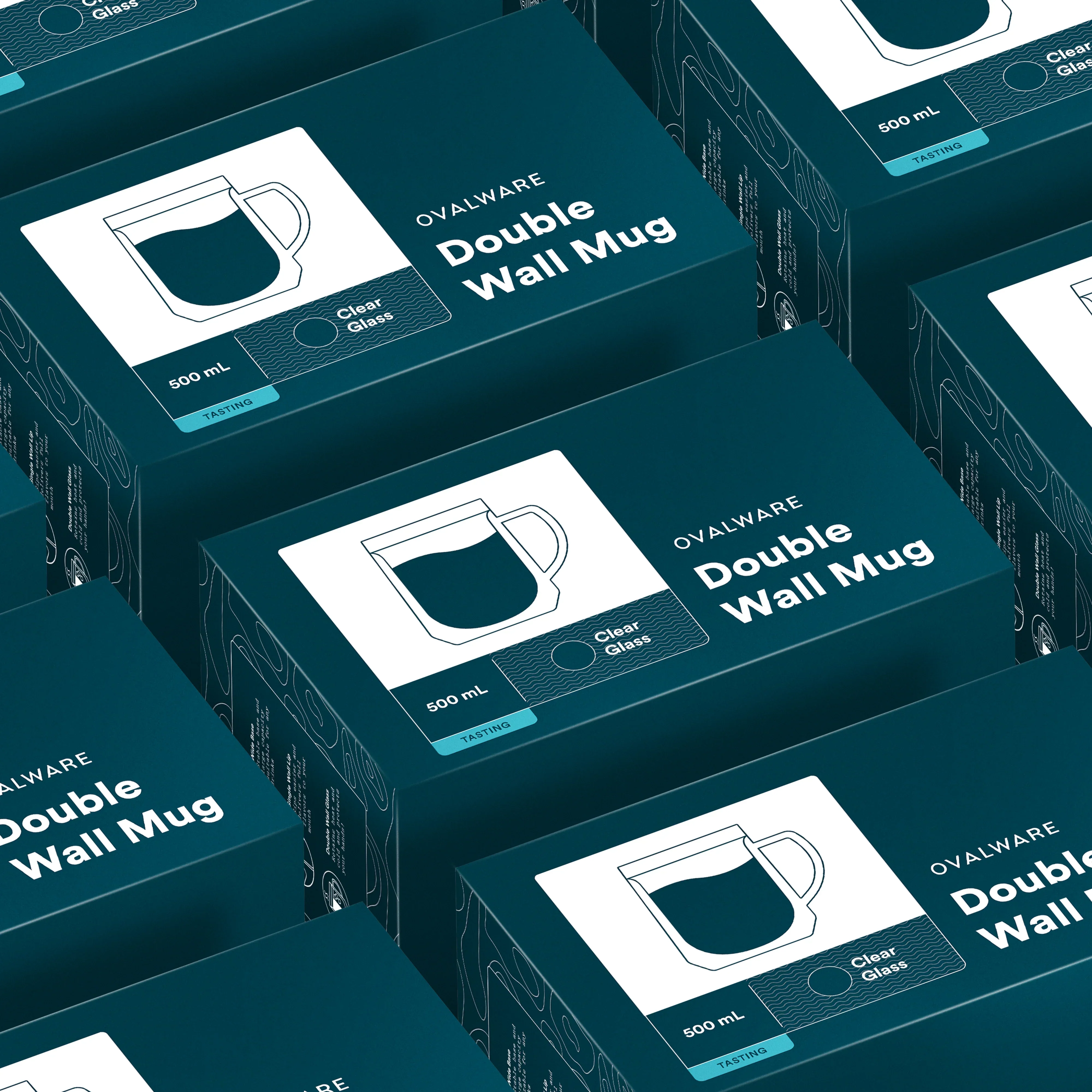 Double Wall Mug - 500ml/17oz (Set of 2)