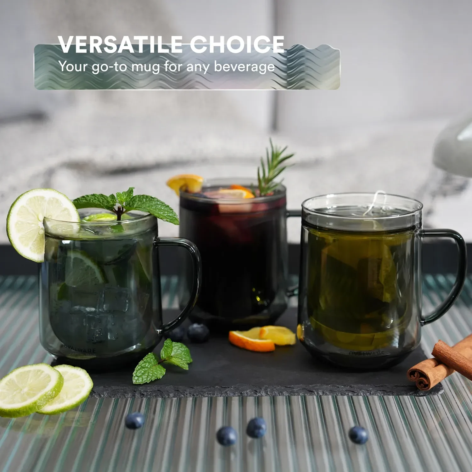 Double Wall Mug - 500ml/17oz (Set of 2)